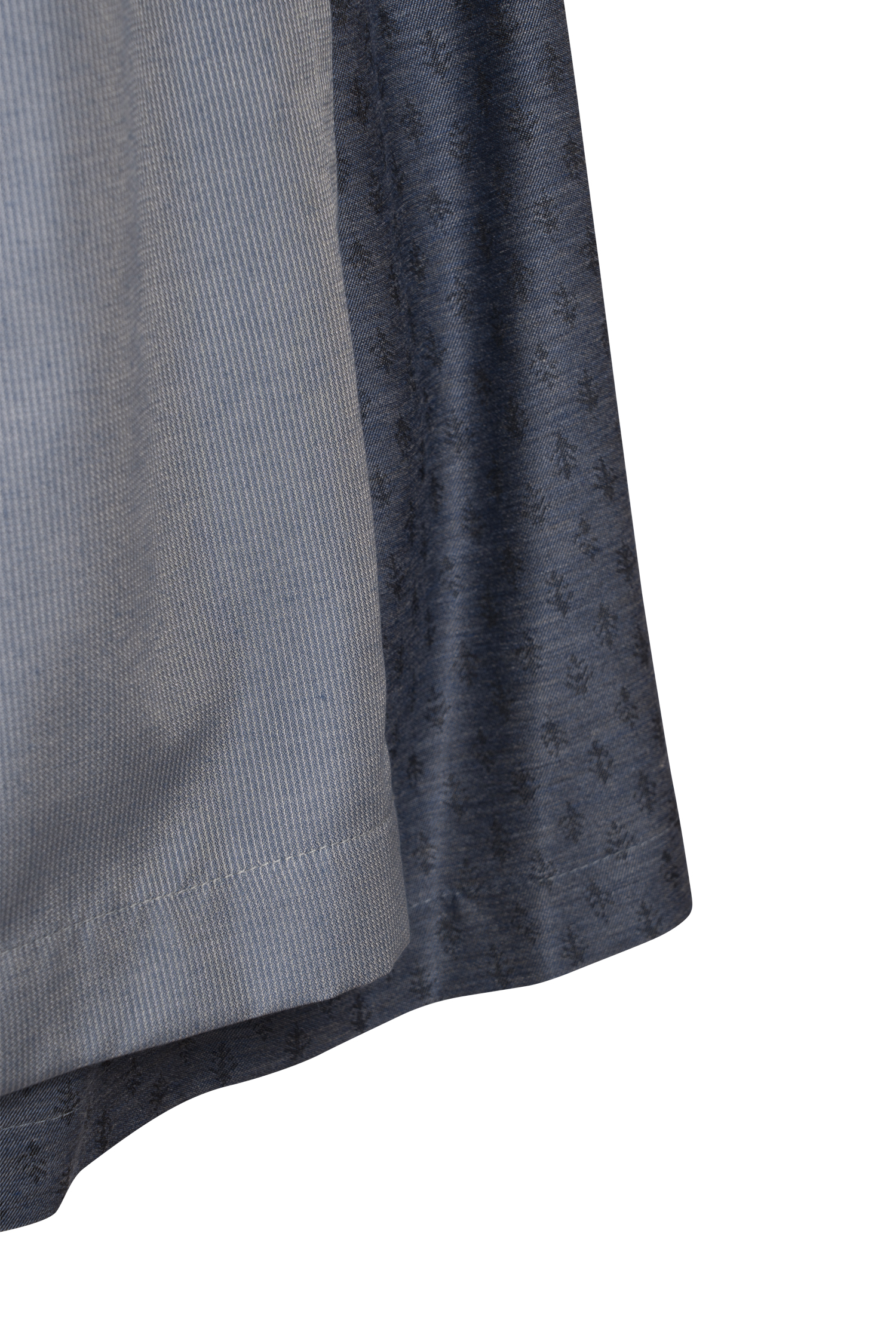 Blaues Designer Dirndl von Sissi ey! Detail Rock