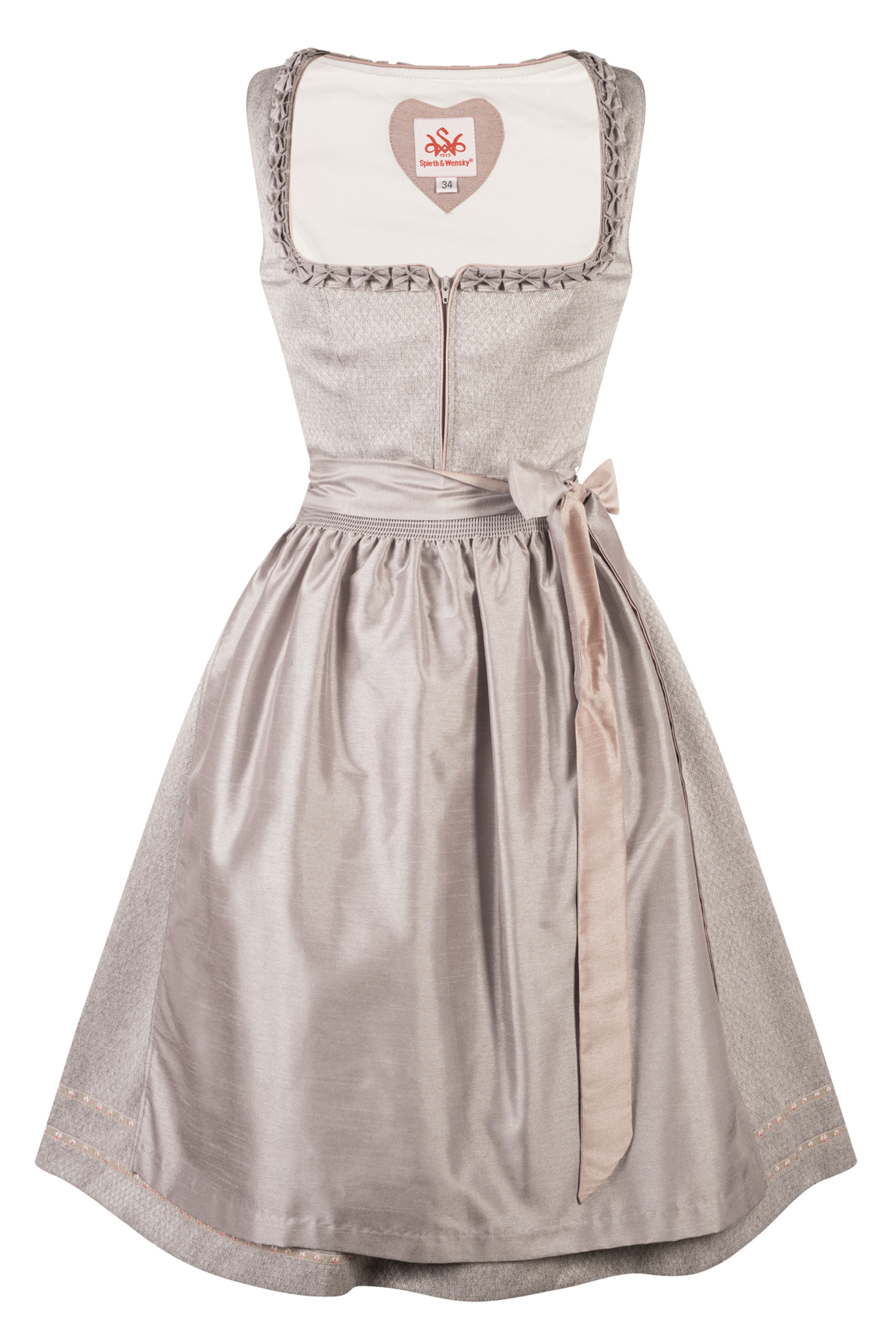Dirndl Diva in Taupe