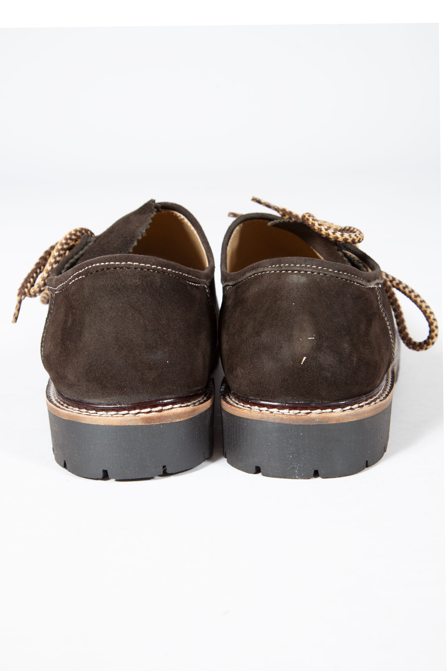 Trachtenschuhe Julian dunkelbraun - Detail Rückansicht