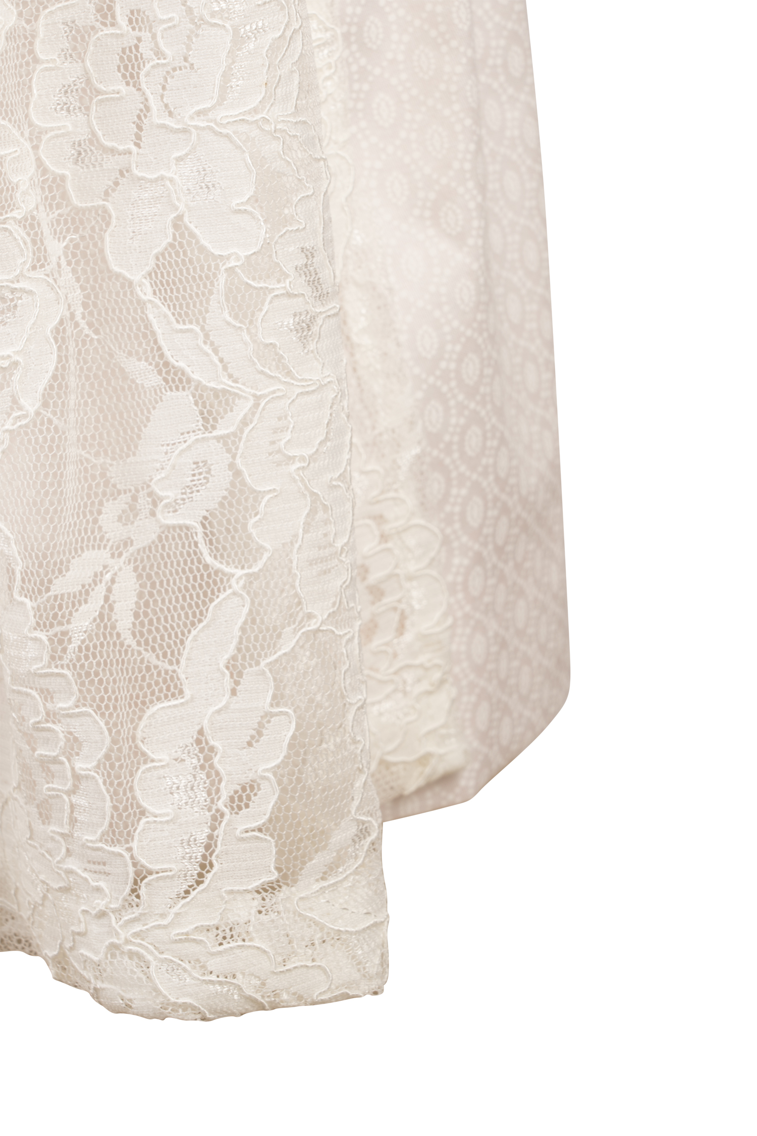 Kinderdirndl Alina in Zartrosa Detail Rock