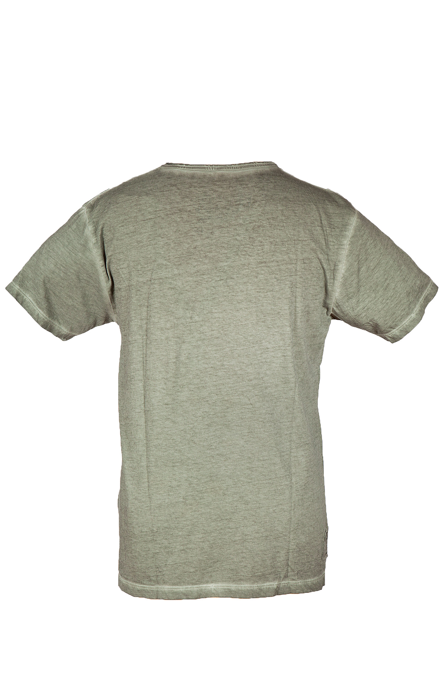 Herren Trachten T-Shirt in grau - Rückansicht