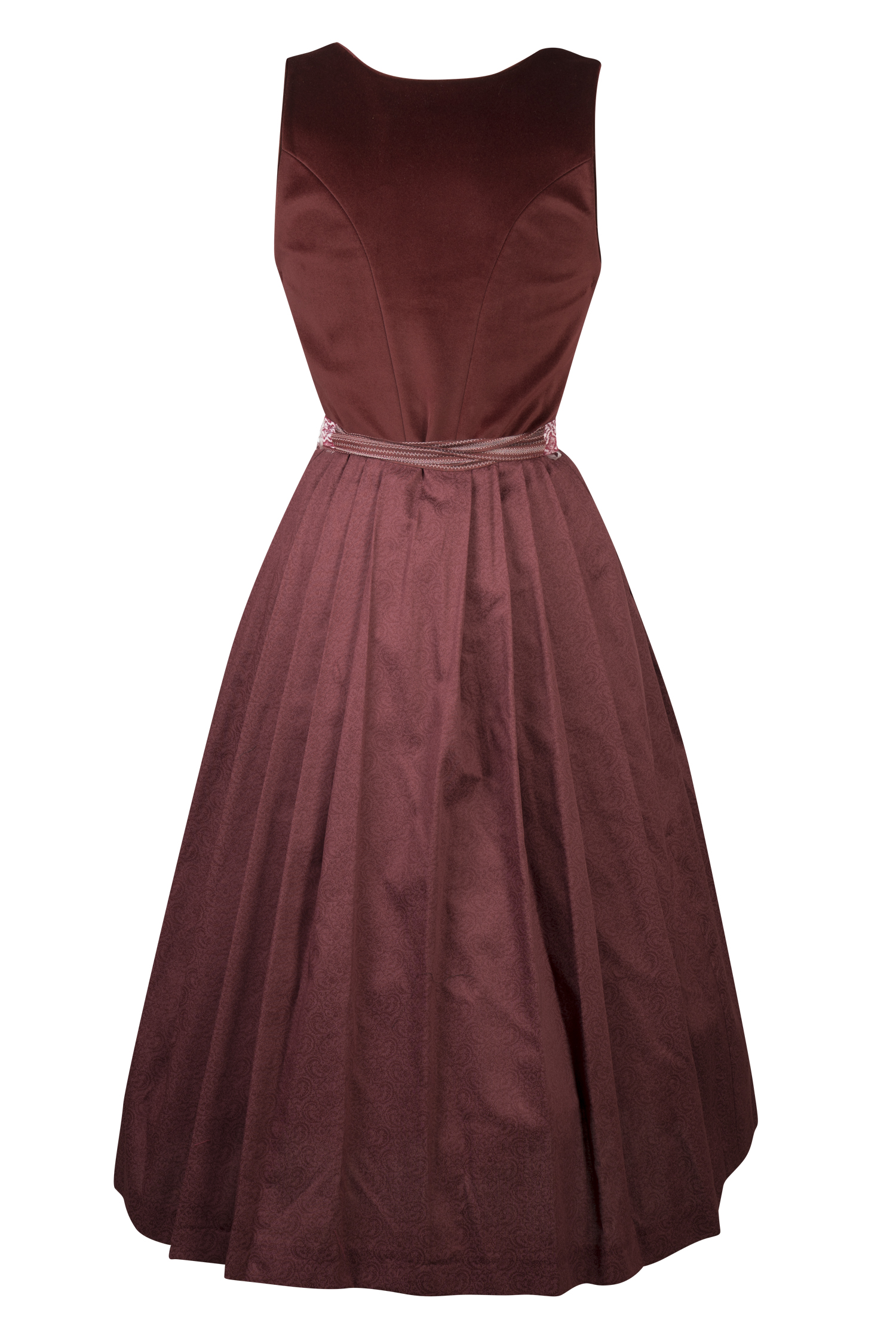 Dirndl Judith in Bordeaux Rückansicht