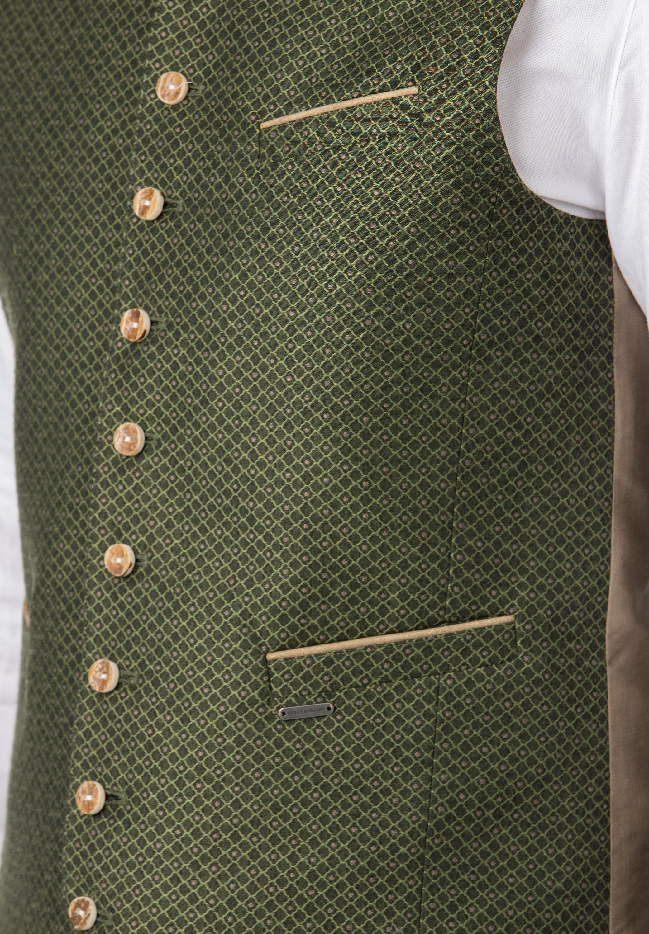 herrentrachtenweste grün