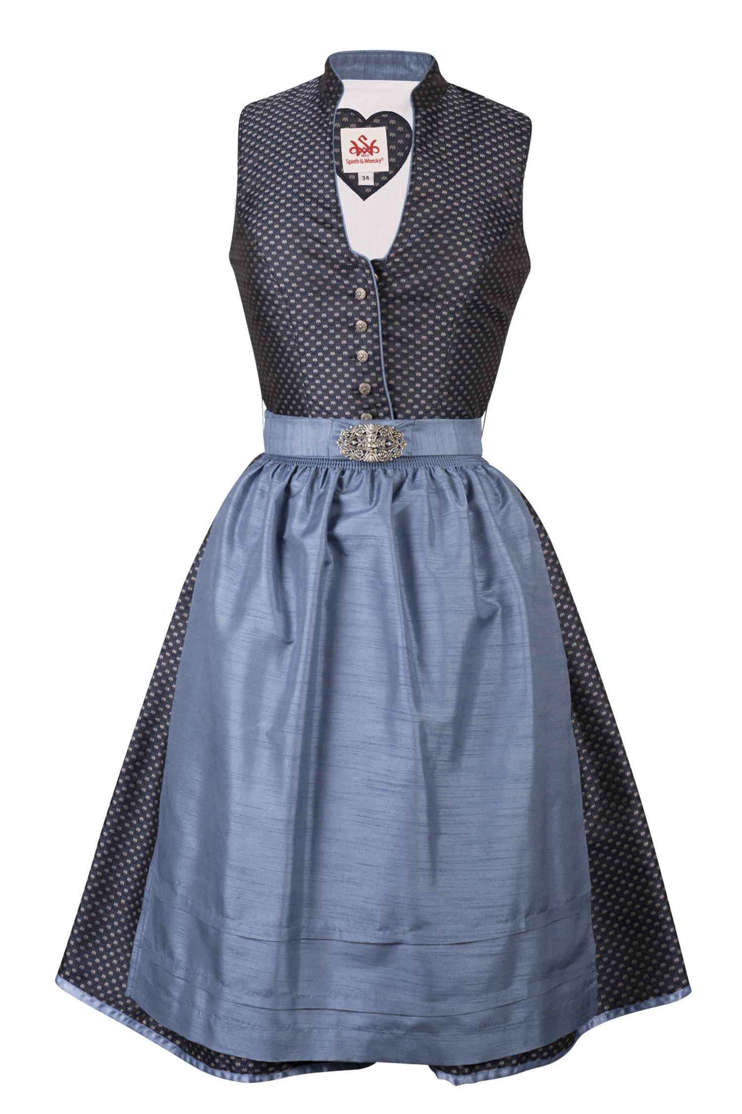 Dirndl Dragee in Blau