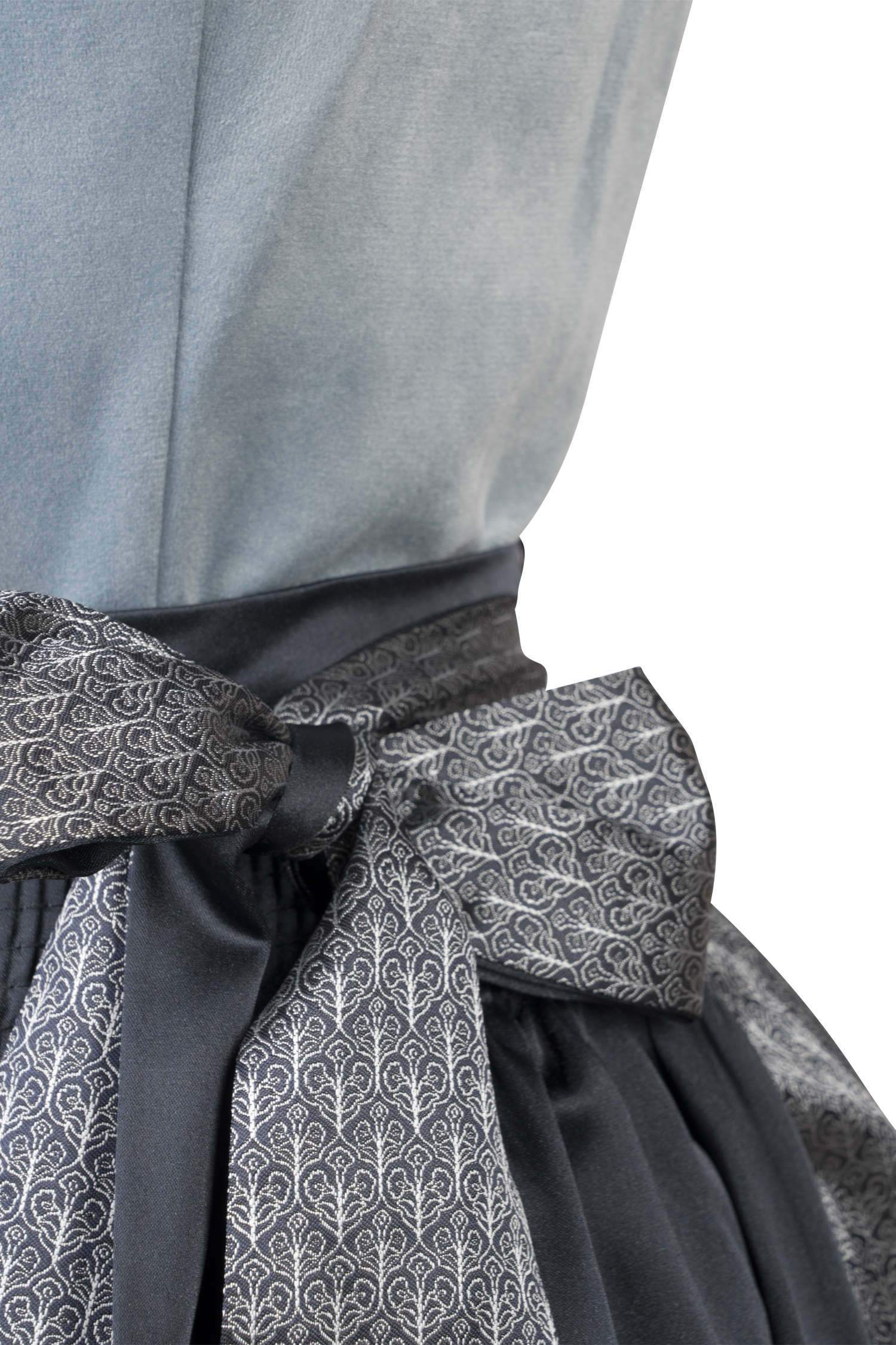 Dirndl Dena Blau Detail Mieder