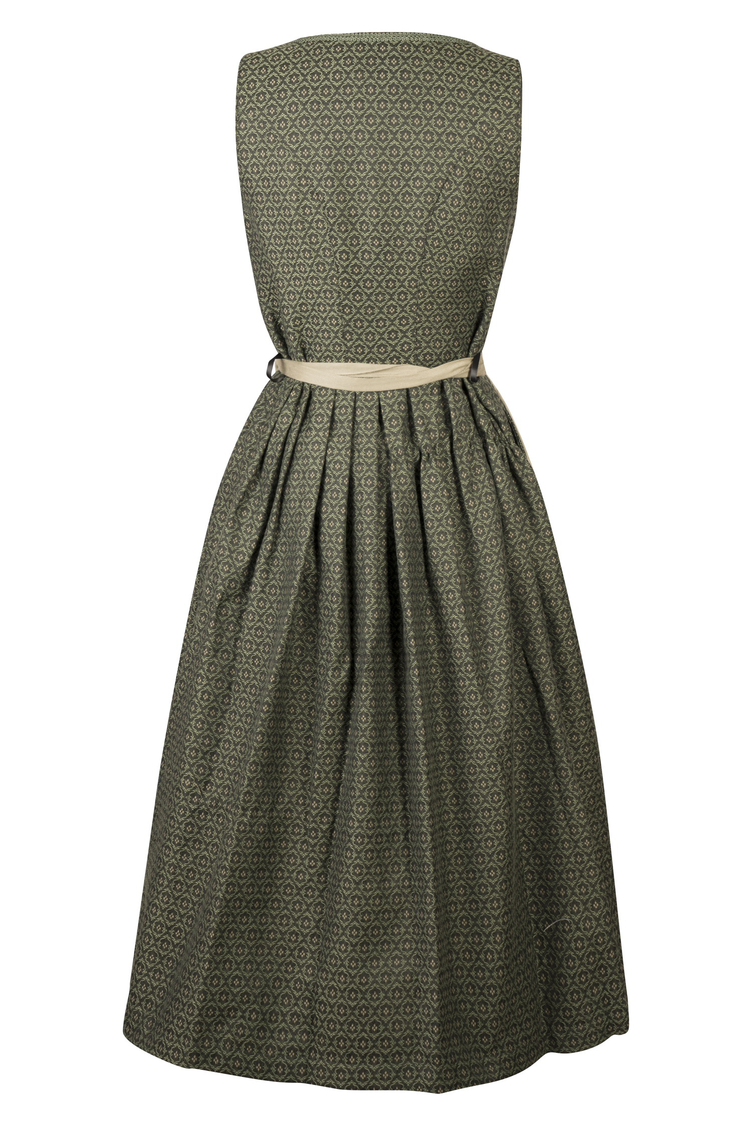 Dirndl Johanna in Moosgrün Rückansicht