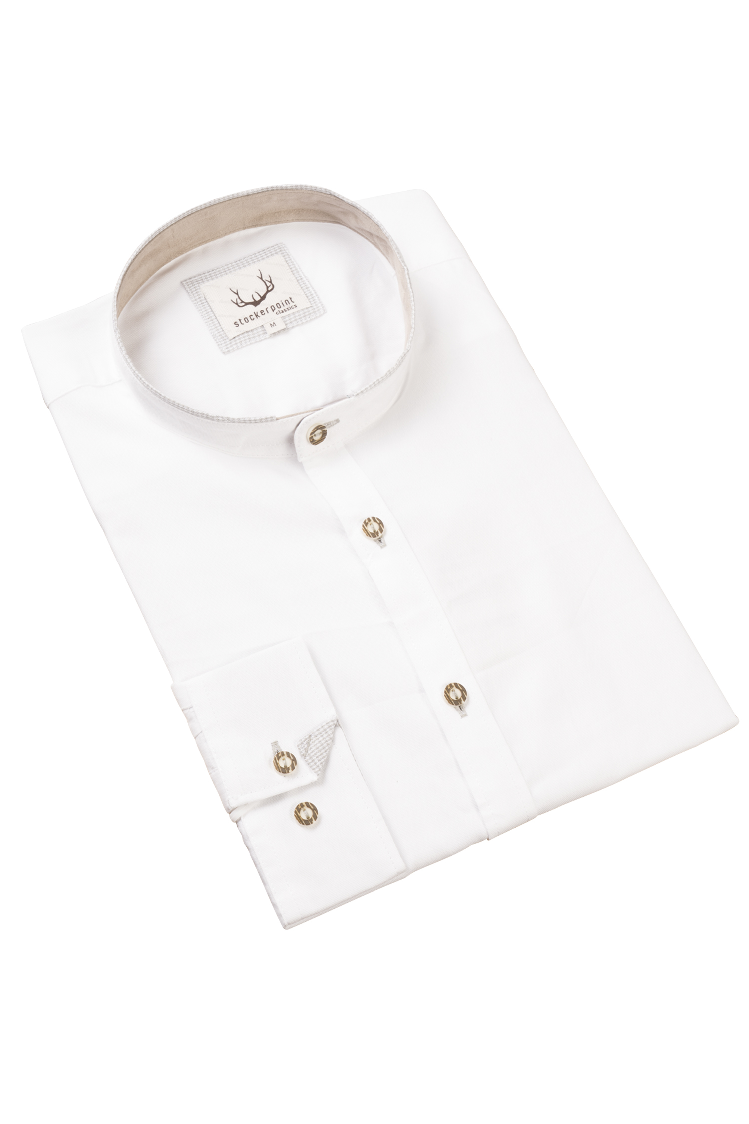 Trachtenhemd Salto mit grauen Akzenten