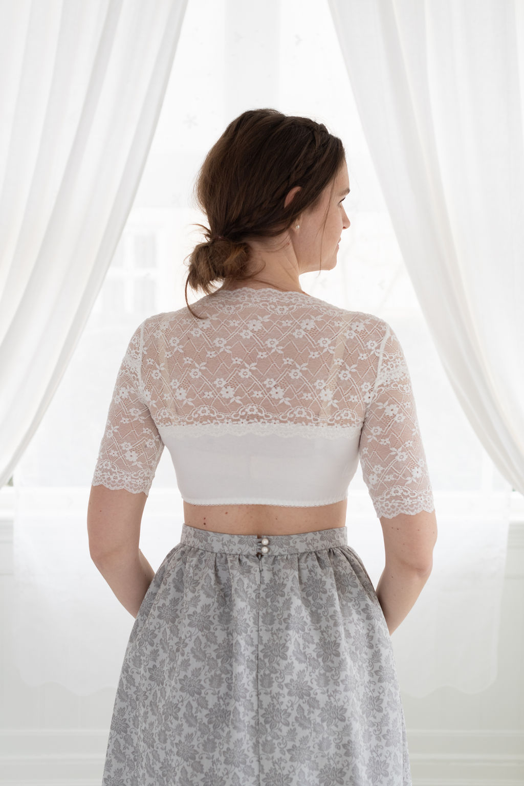 Dirndlbluse weiß My Choice