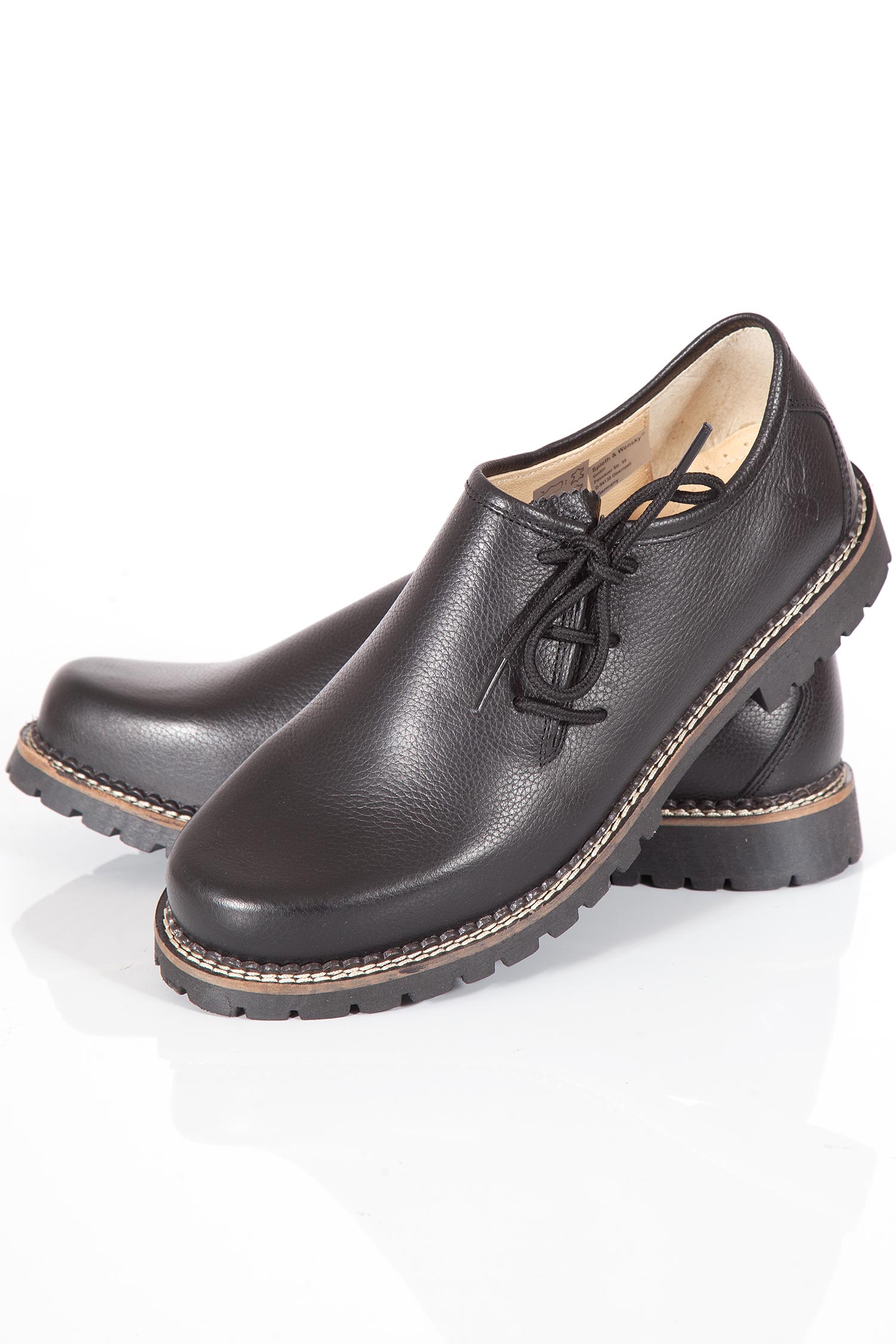 Herren Trachtenschuhe Gerd in schwarz aus Leder Paar