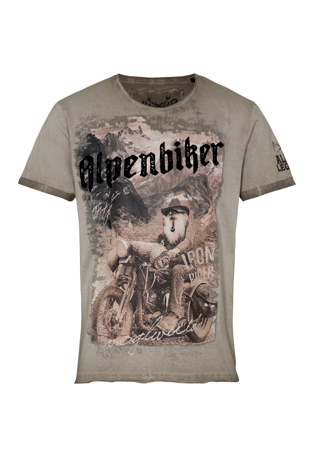 Herrentrachtenshirt greige hangOwear