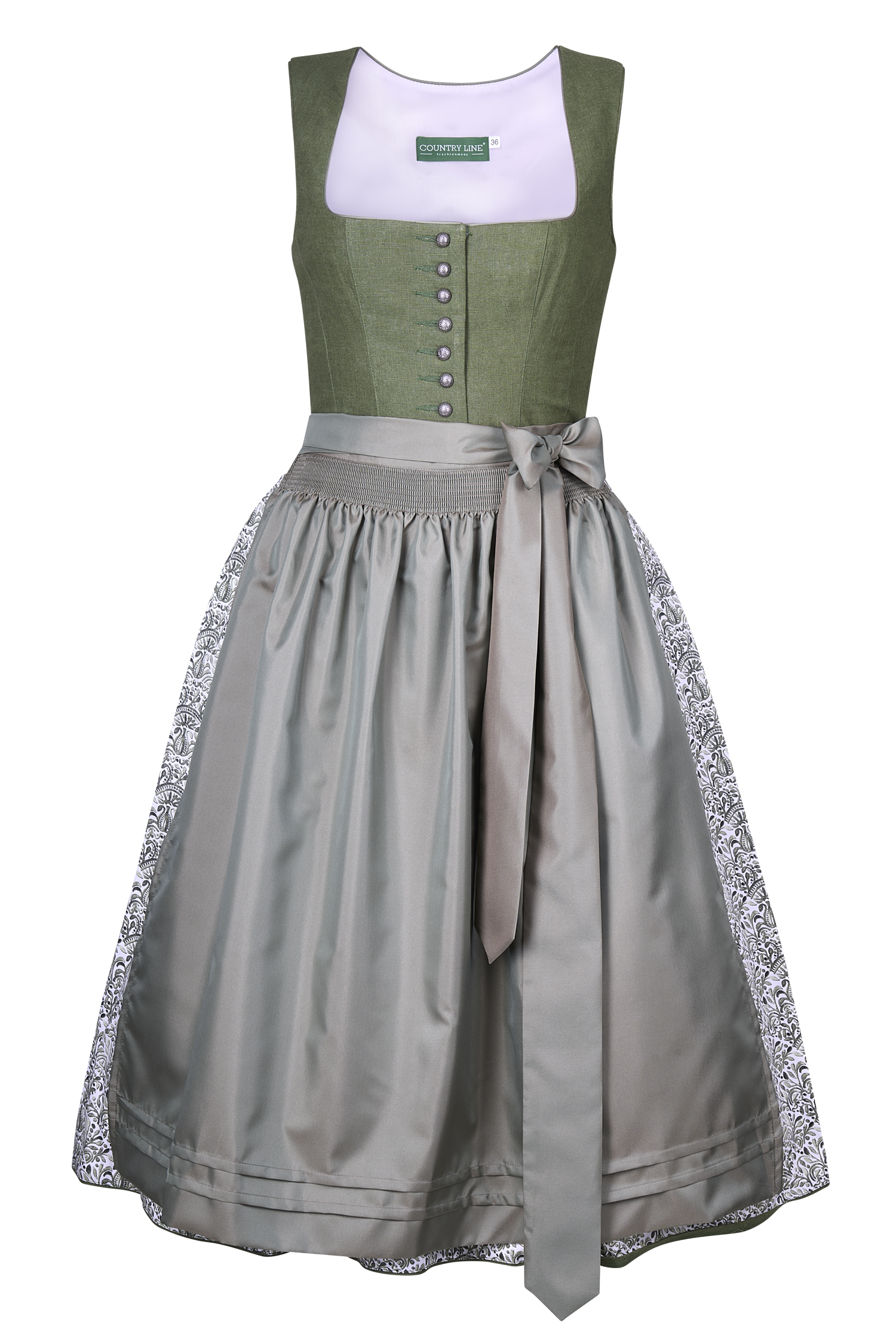 Grün/Beige Dirndl