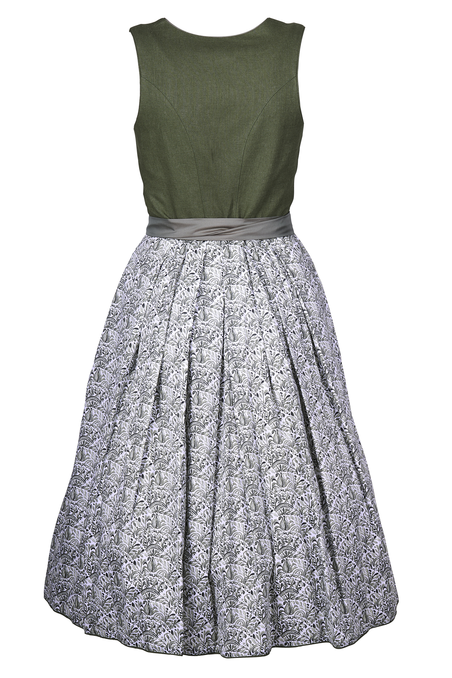 Dirndl grün beige