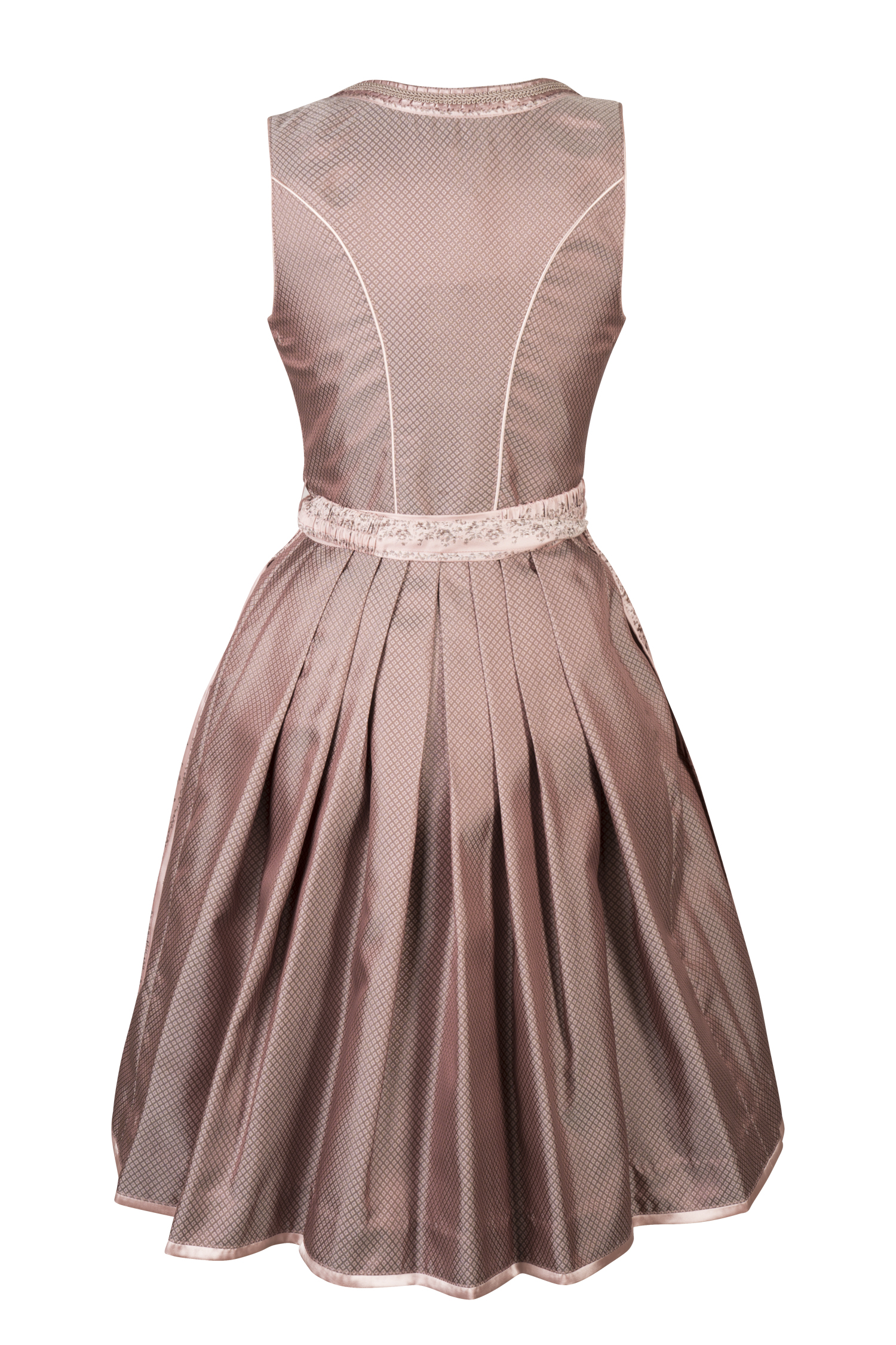 Krüger Dirndl in Rosa Rückansicht