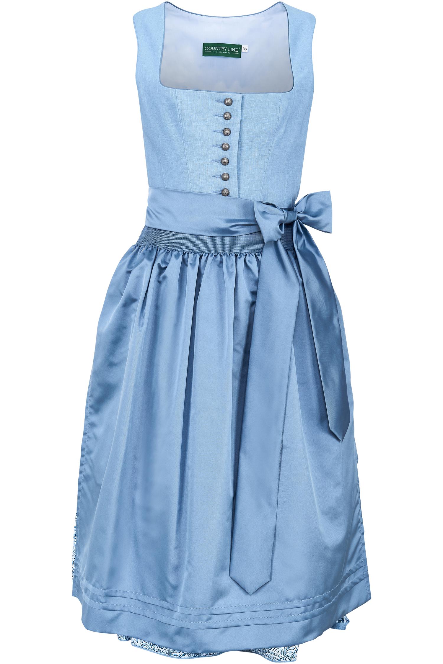 Country Line Dirndl in Hellblau