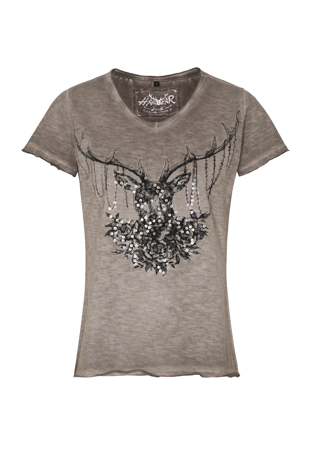 Damentrachtenshirt greige hangOwear