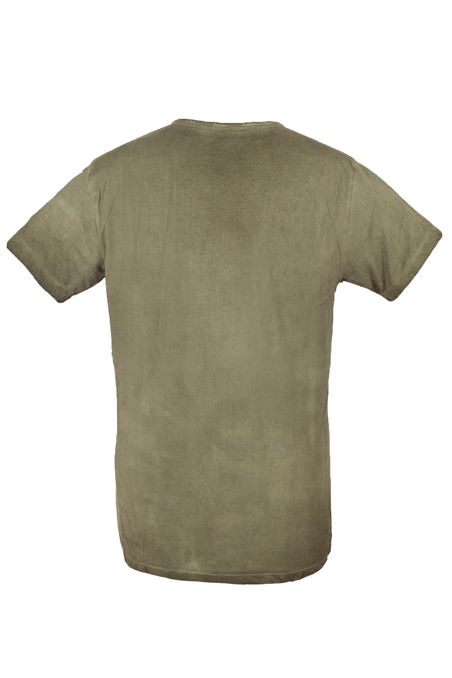 Herren Trachten T-Shirt Günther in sand Rueckansicht