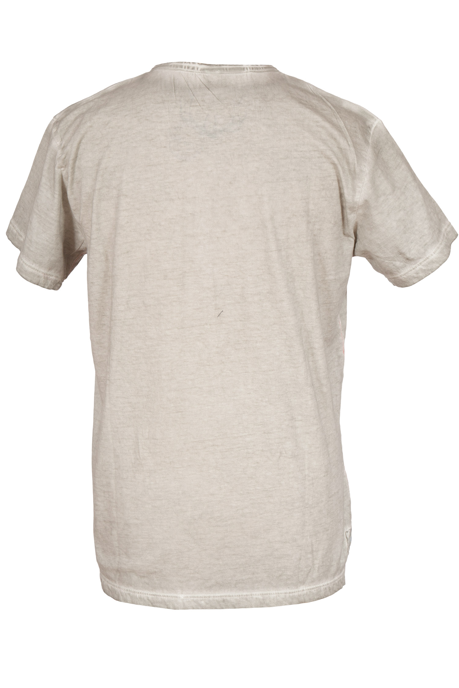 Herren Trachten T-Shirt in grau mit Löwe und Wappen hinten