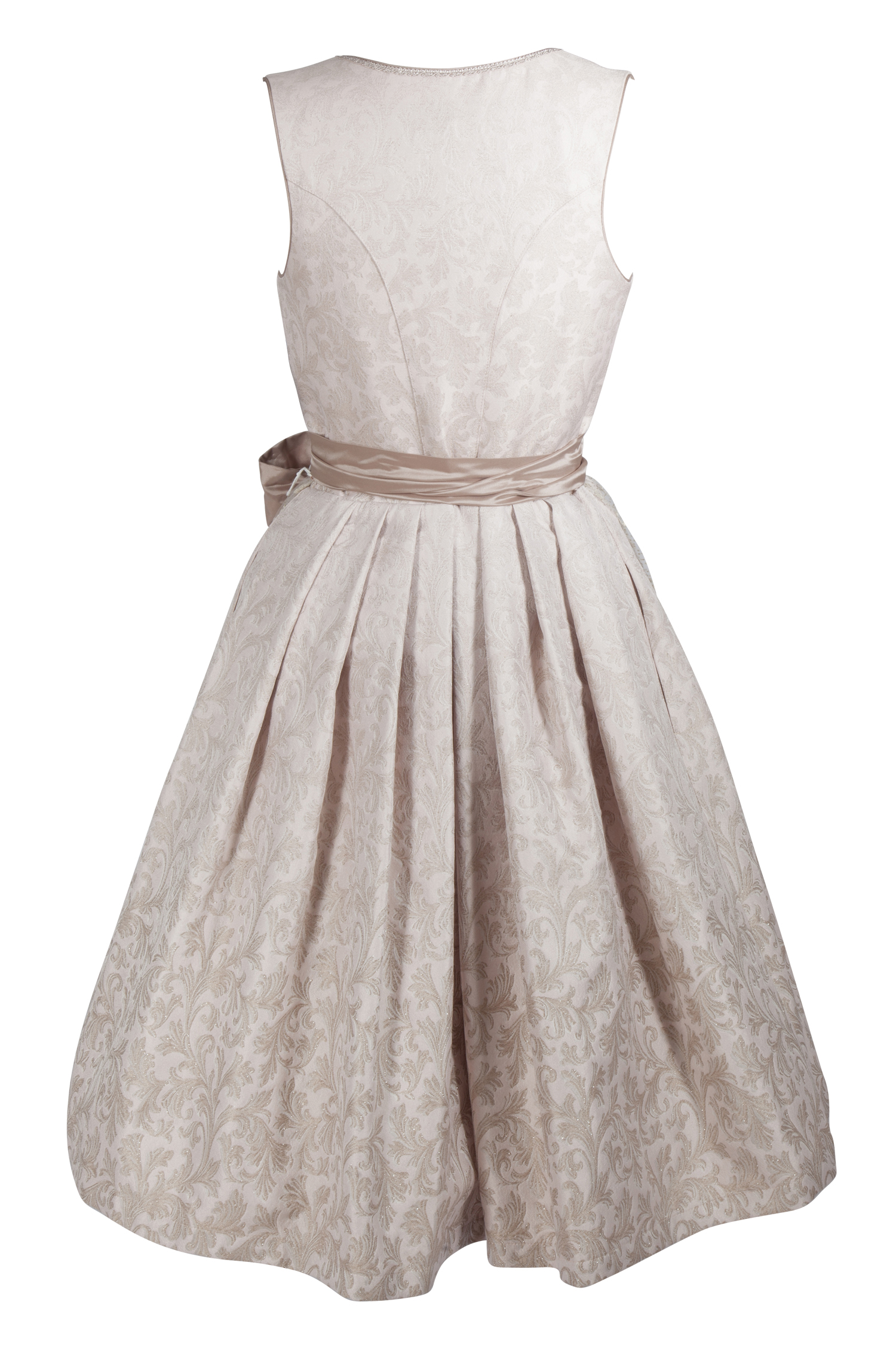 Brautdirndl in altrose von Tramontana - Rückansicht