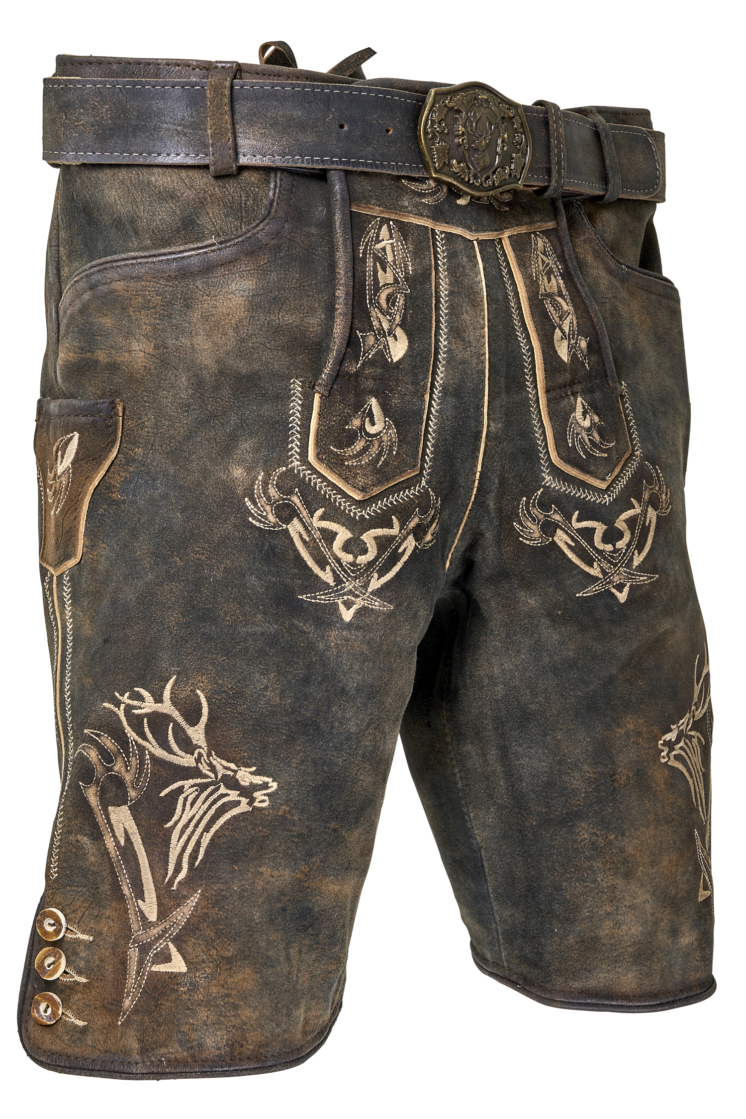 lederhose mit Stickereien