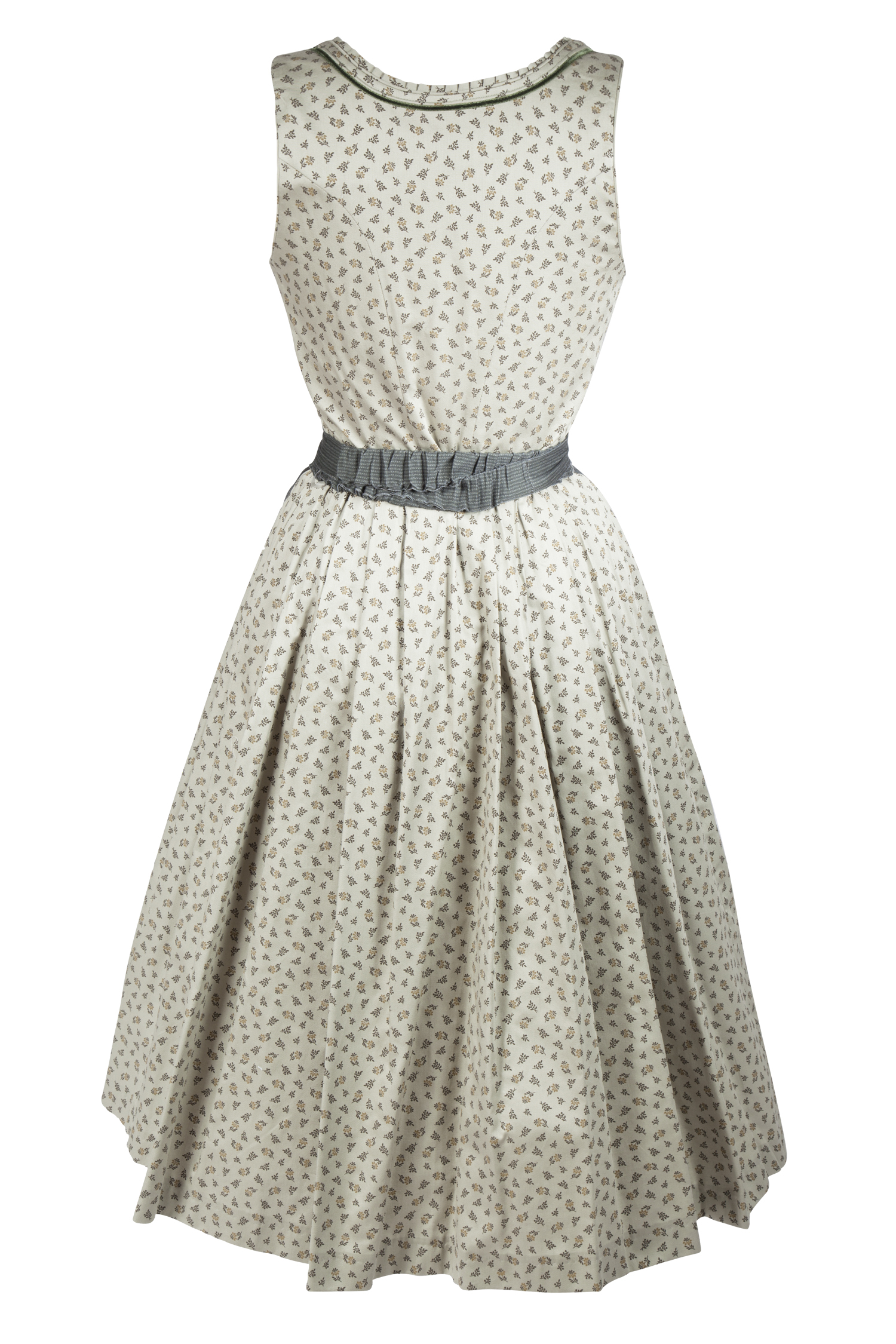 Dirndl Livia in grün mit Schließe - Rückansicht