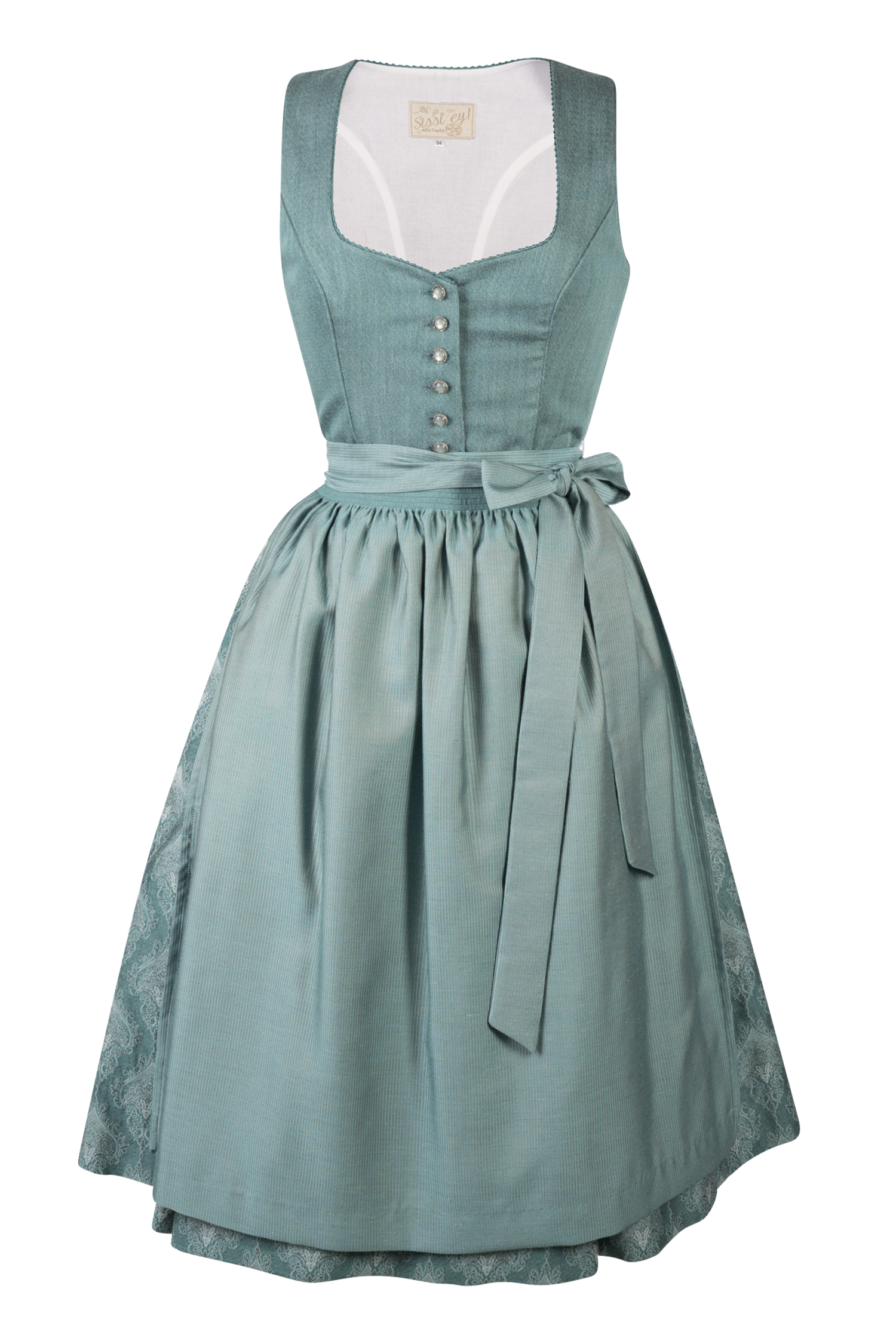 Dirndl Kaja in Petrolfarben