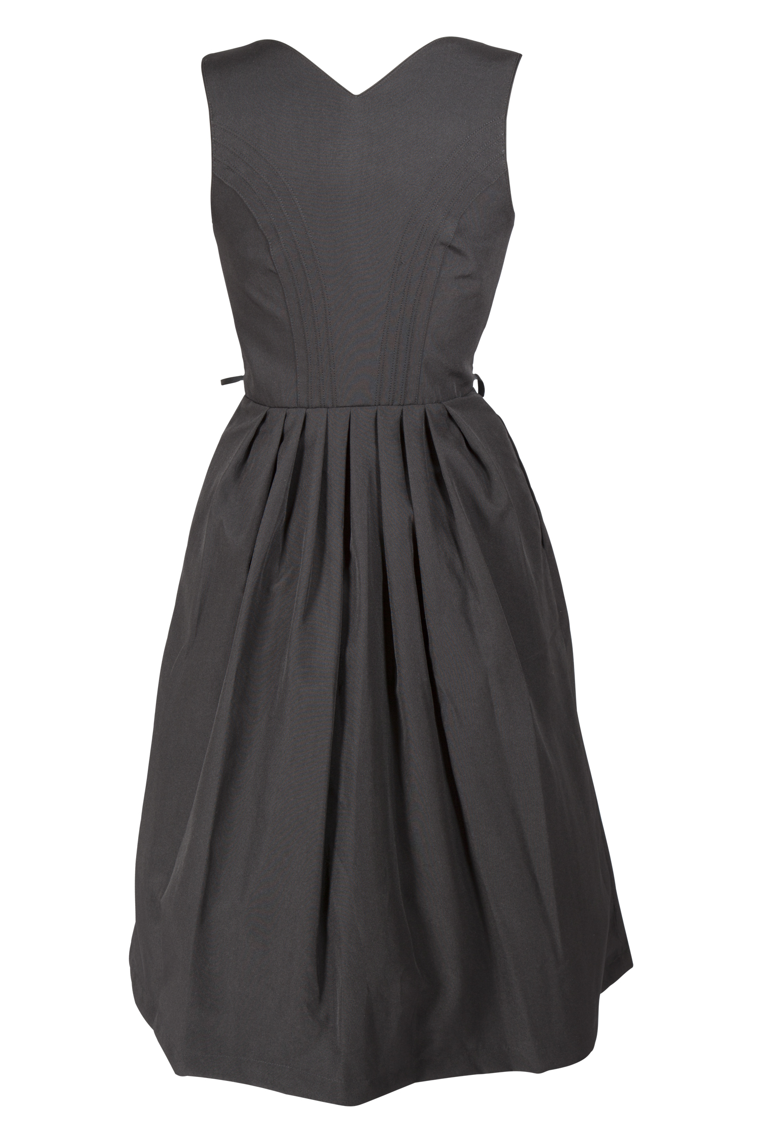 Gastrodirndl Adele in schwarz - Rückansicht