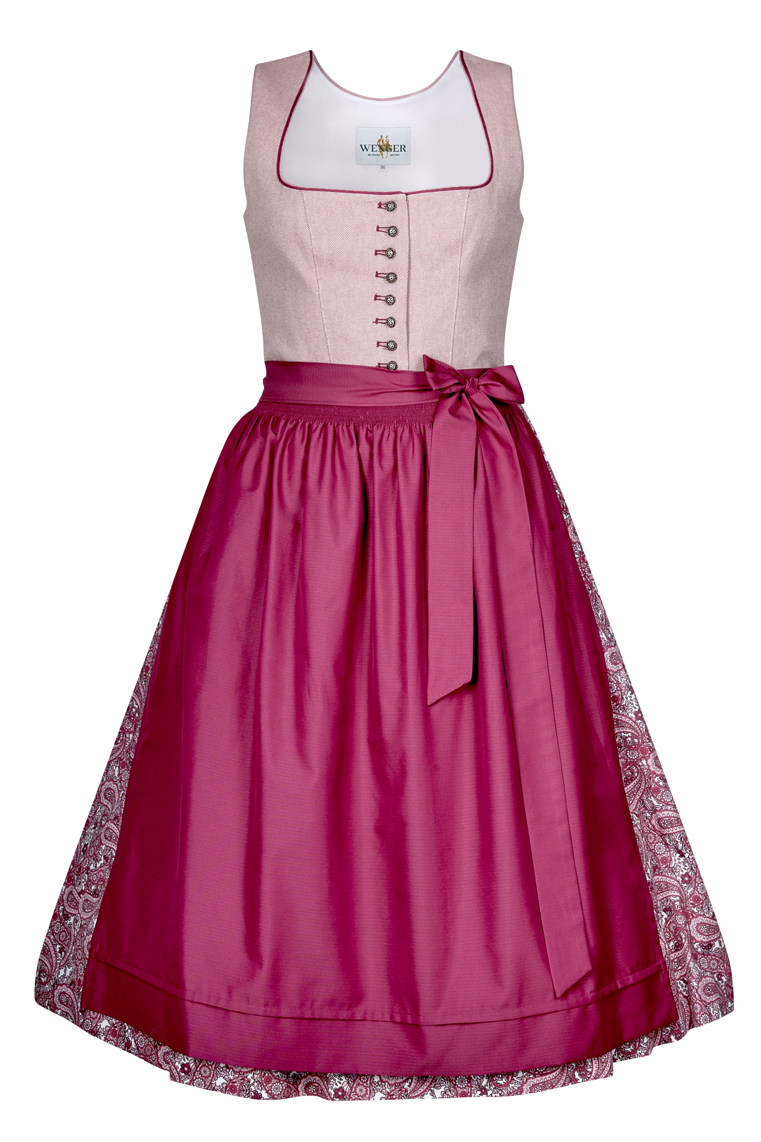 Dirndl mit pinker Schürze