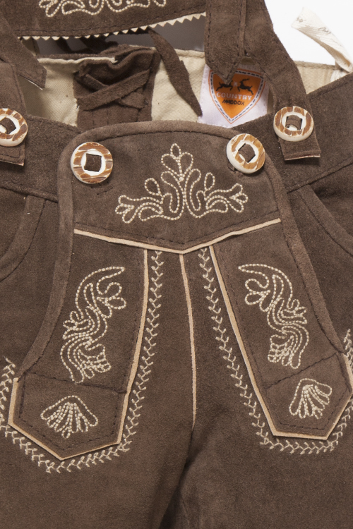 Kinder Lederhose als Kniebundhose mit Träger 3