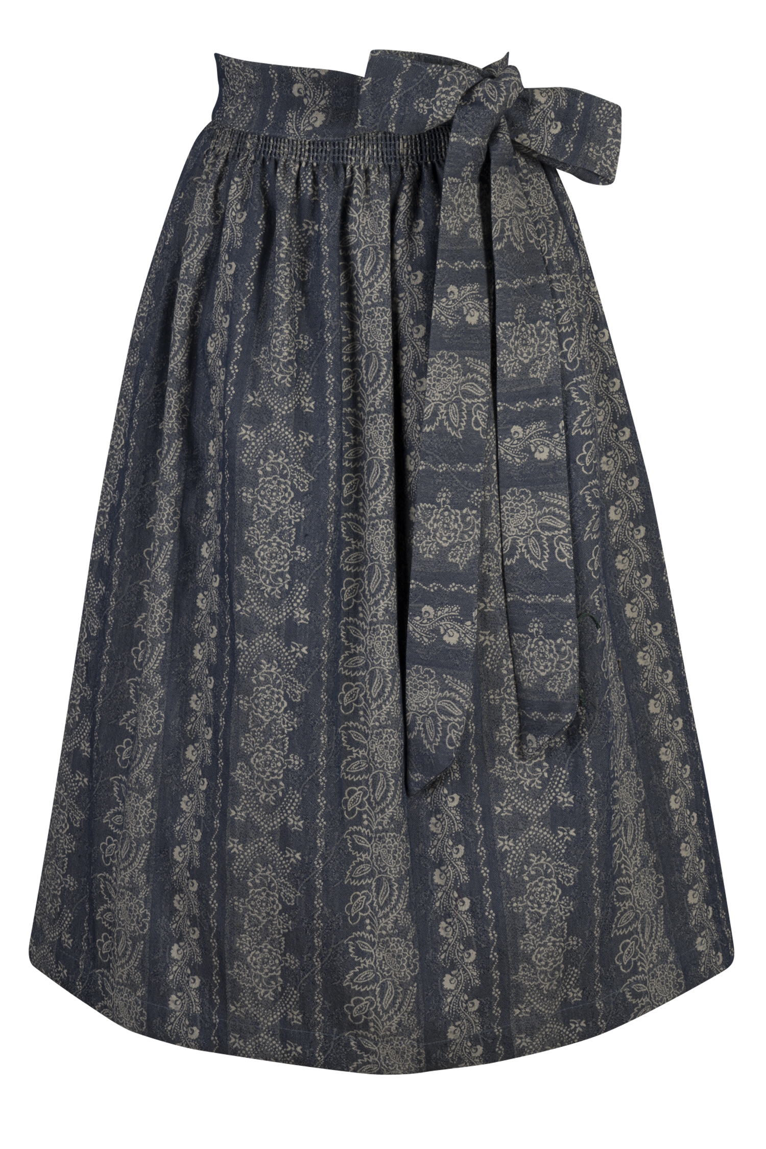 Dirndlschürze dunkelblau 70 cm