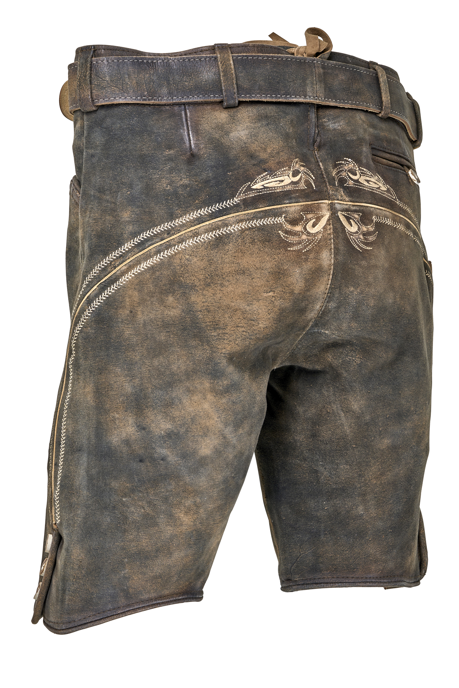 Maddox braune lederhose