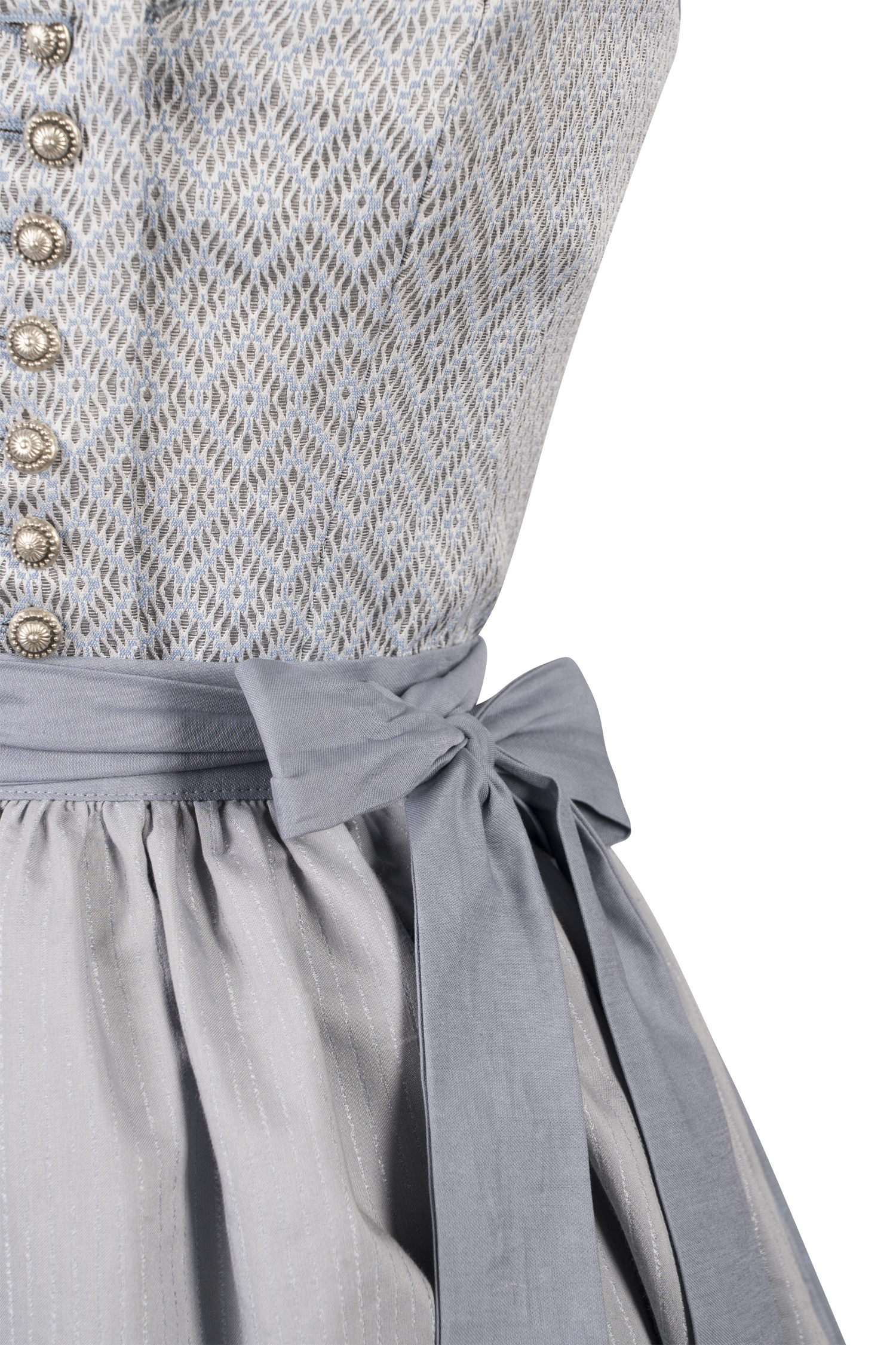 Dirndl von Sissi ey! in Hellblau Detail Mieder