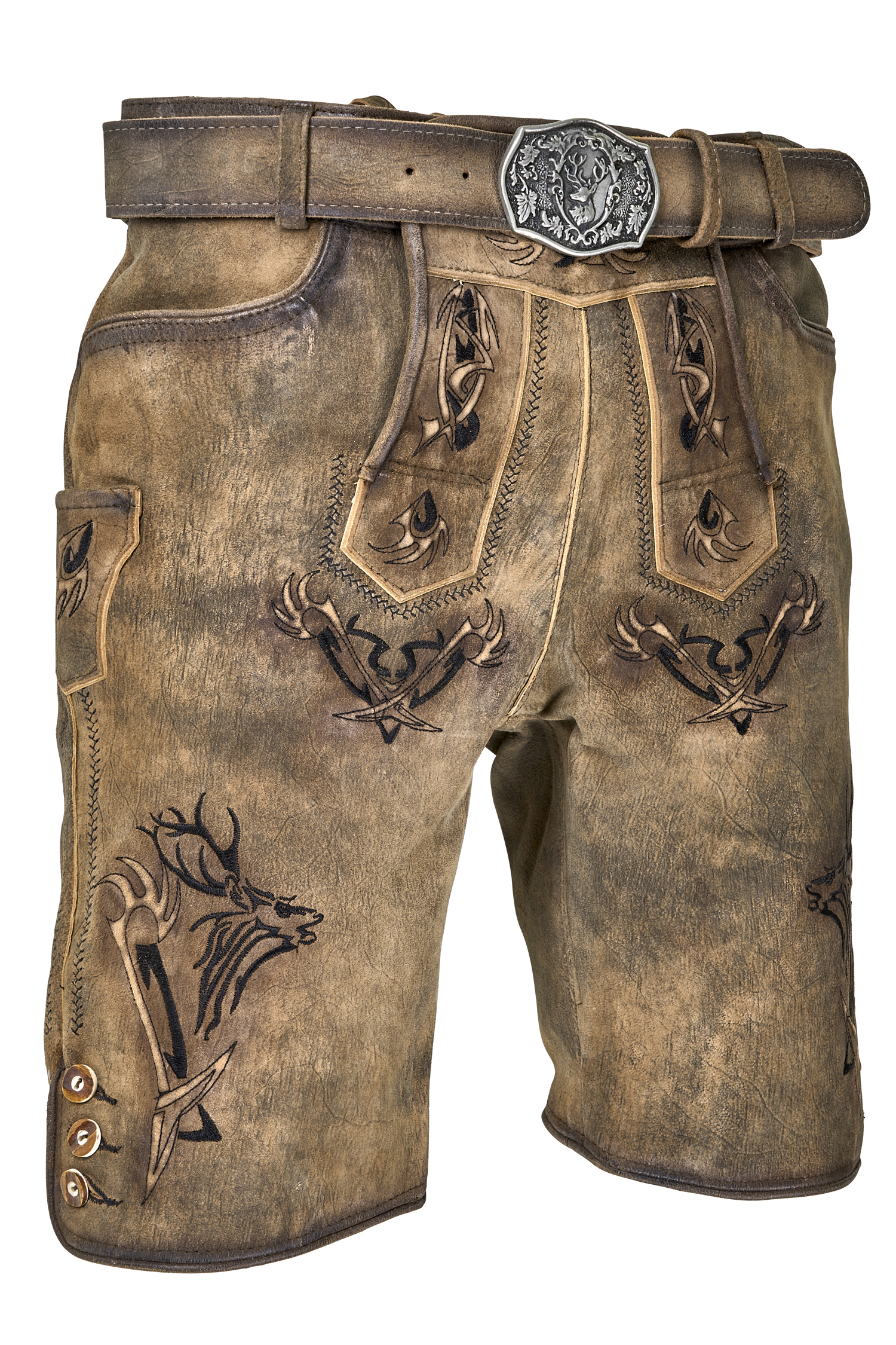 Lederhose braun Maddox