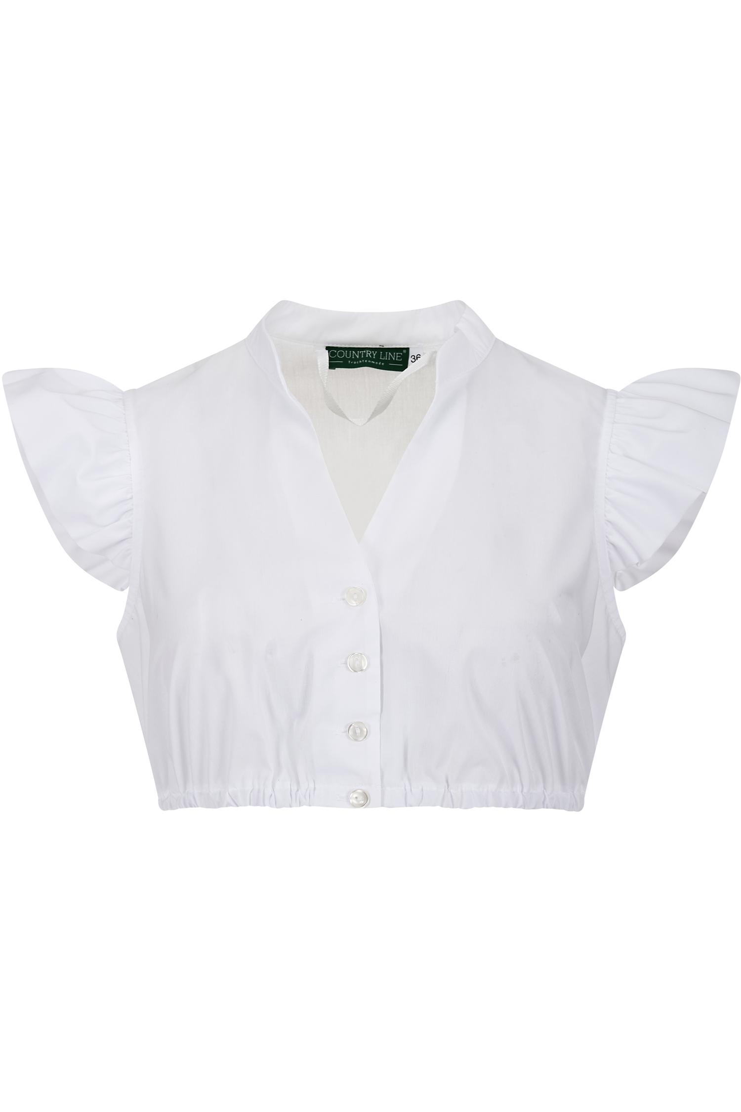 Flügelarmbluse in Weiß von Country Line