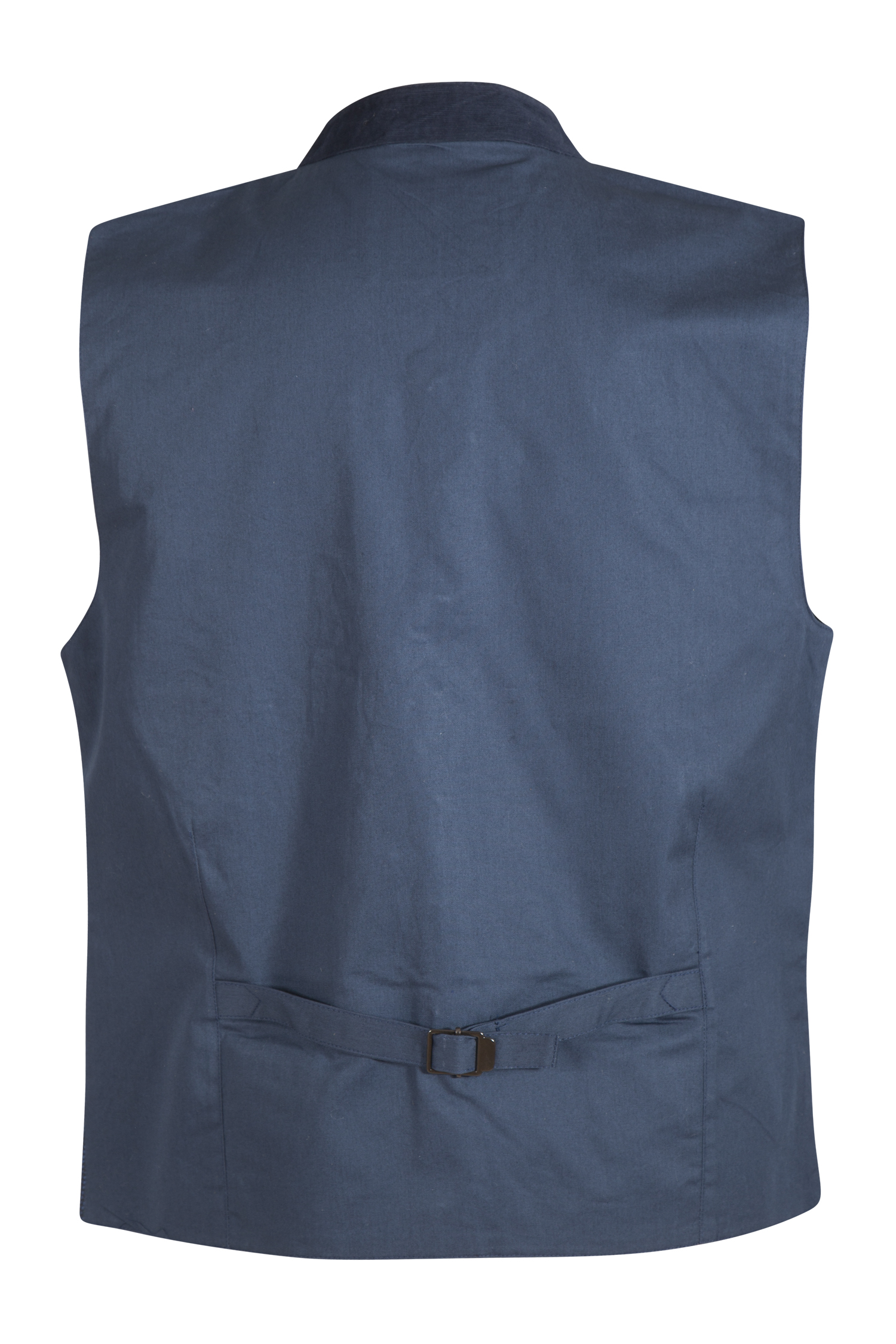 Trachtenweste in dunkelblau - Rückansicht