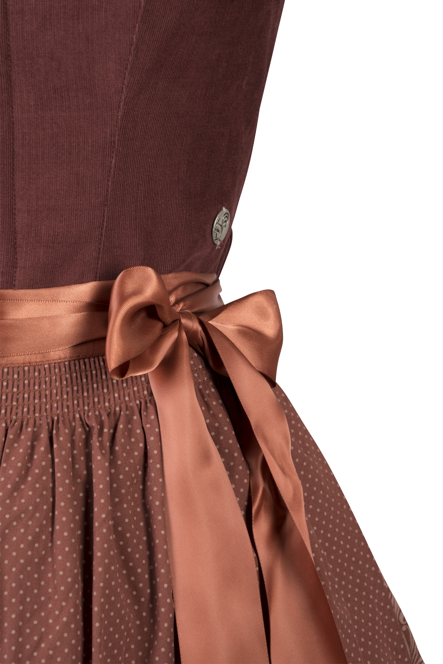 Dirndl Conny in Rot Detail Mieder