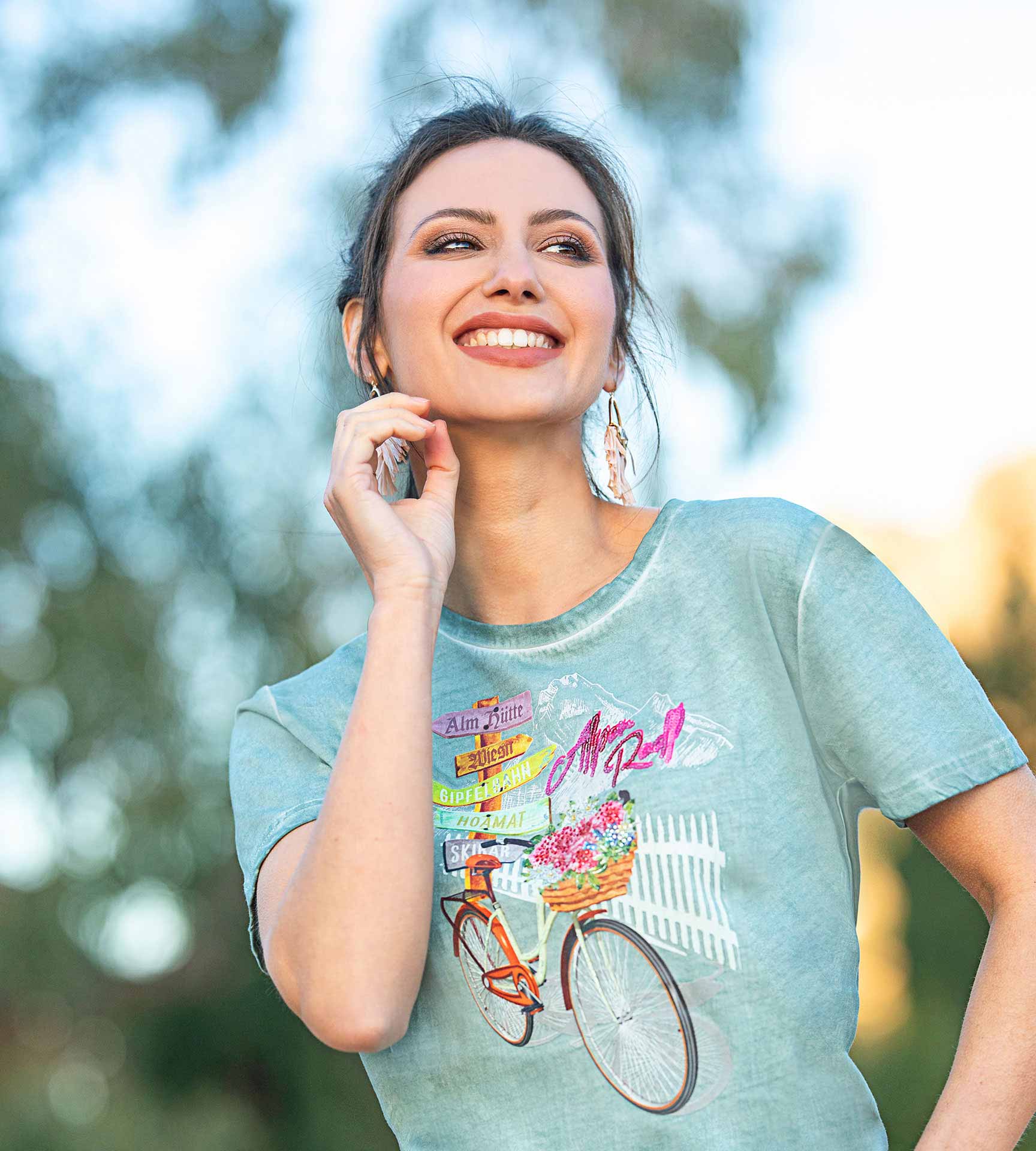 Trachten T-Shirts Damen