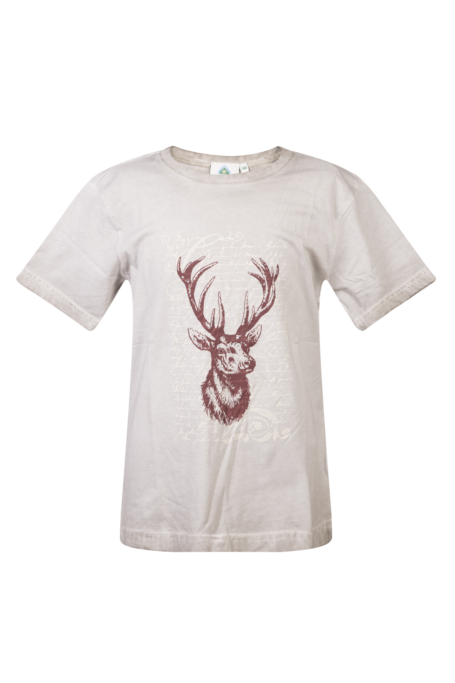 Kinder Trachten Shirt in Hellgrau