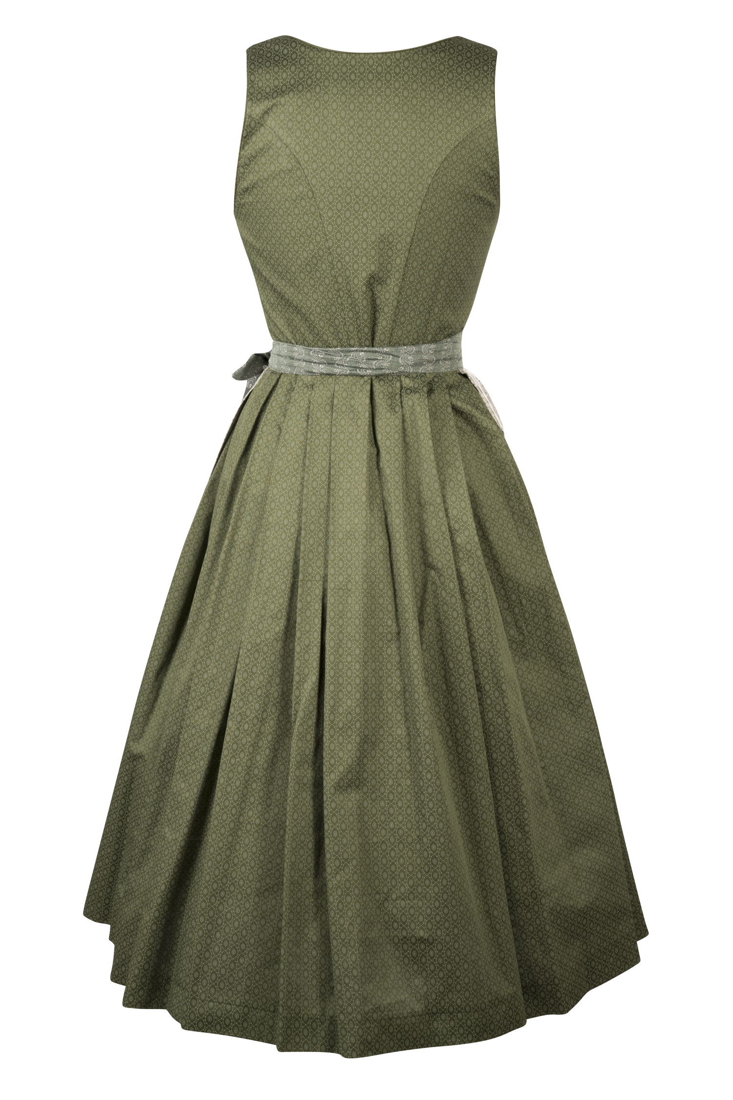 Dirndl Sarah in Grün Rückansicht