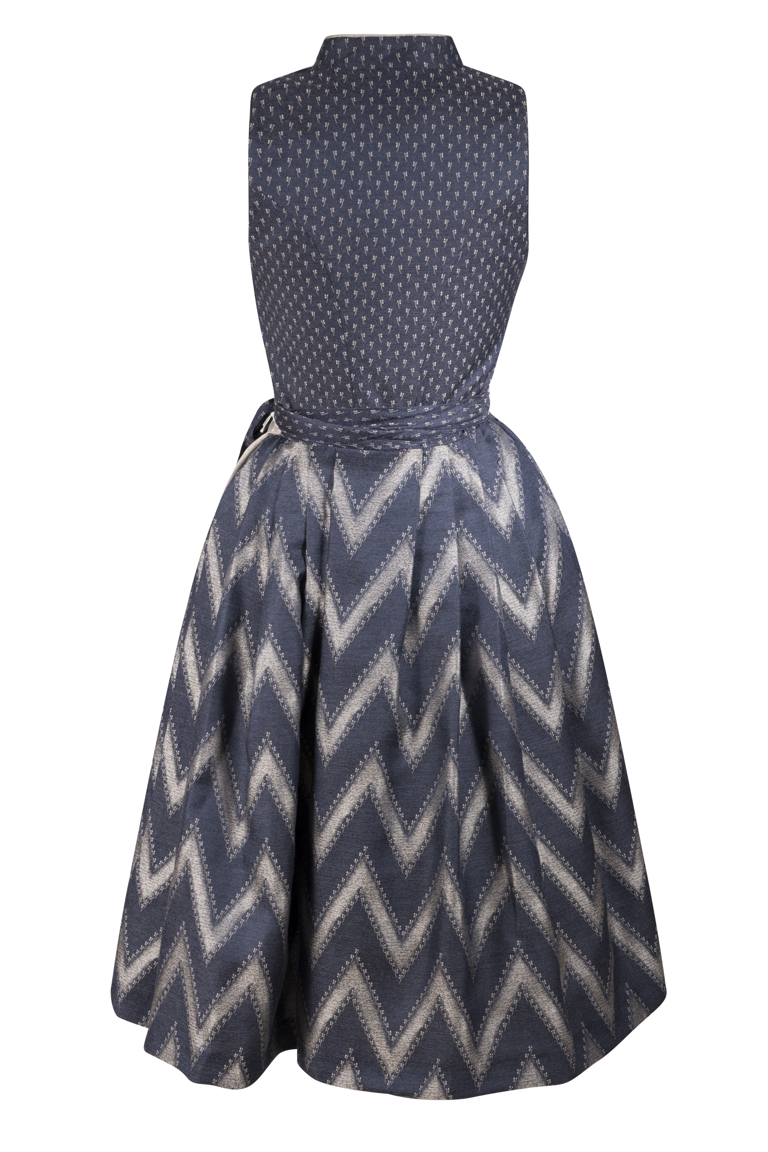 Dunkelblaues Dirndl von Sissi ey! - Rückansicht