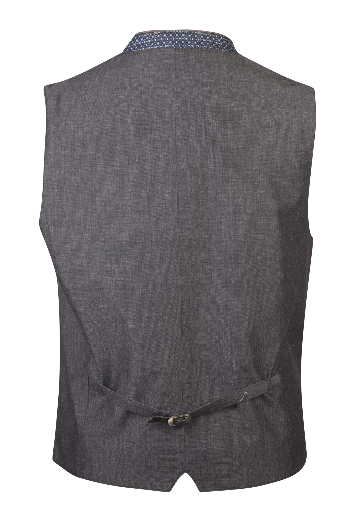 Trachtenweste in Blau Rückansicht