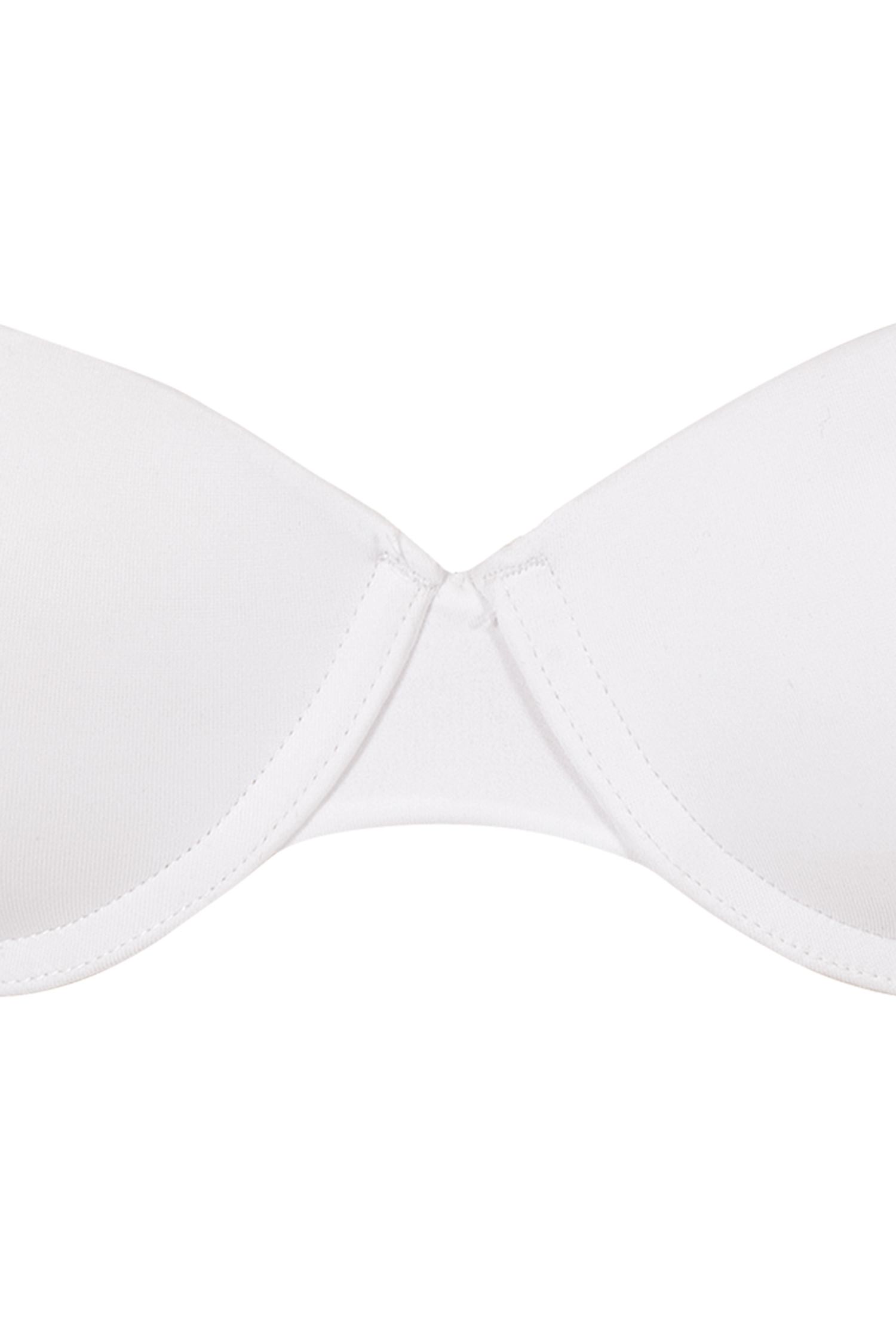 Dirndl Bh in weiß als Push-up Bh für das Dirndl Dekolleté frei detail