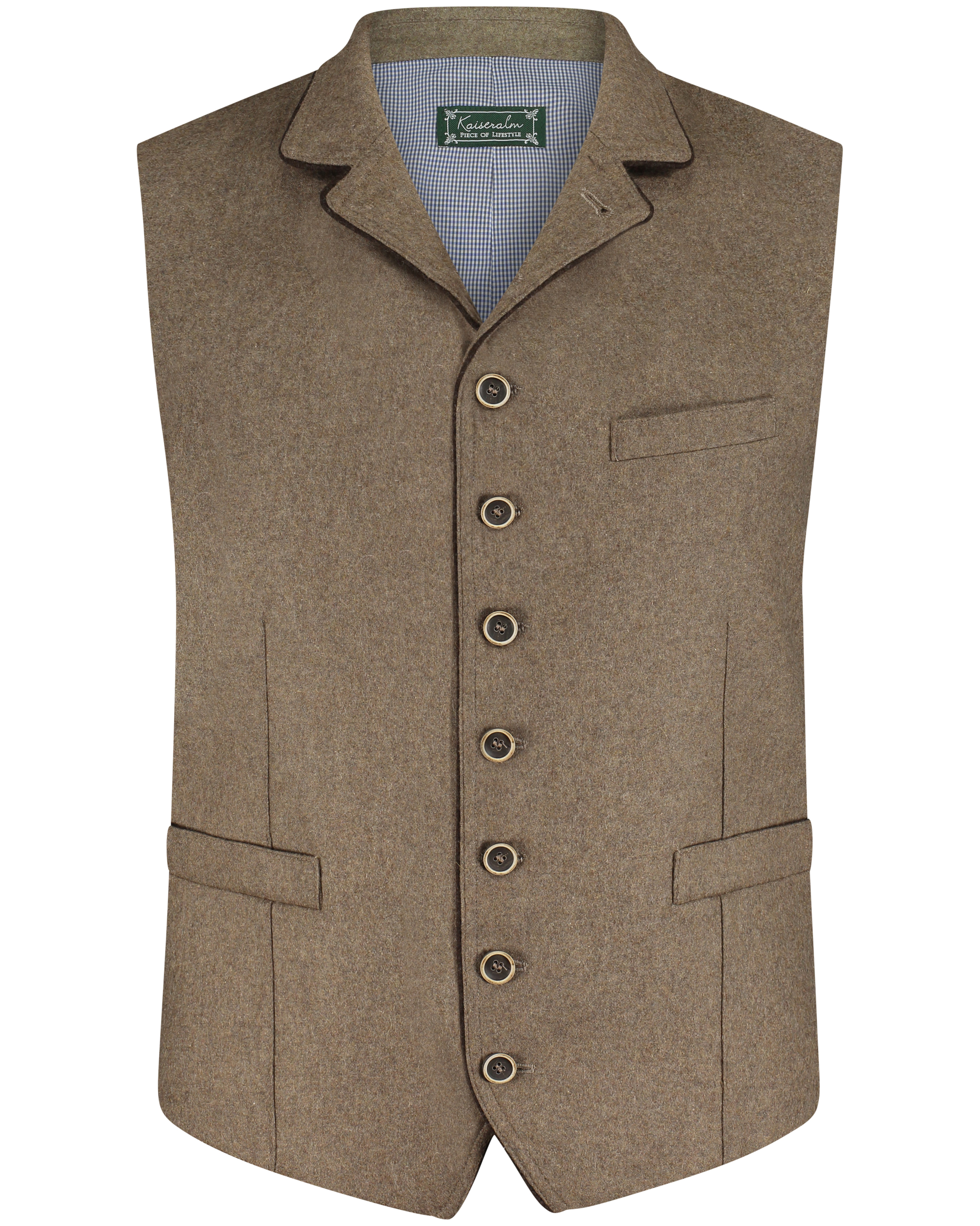 Herren Weste Bartl in braun