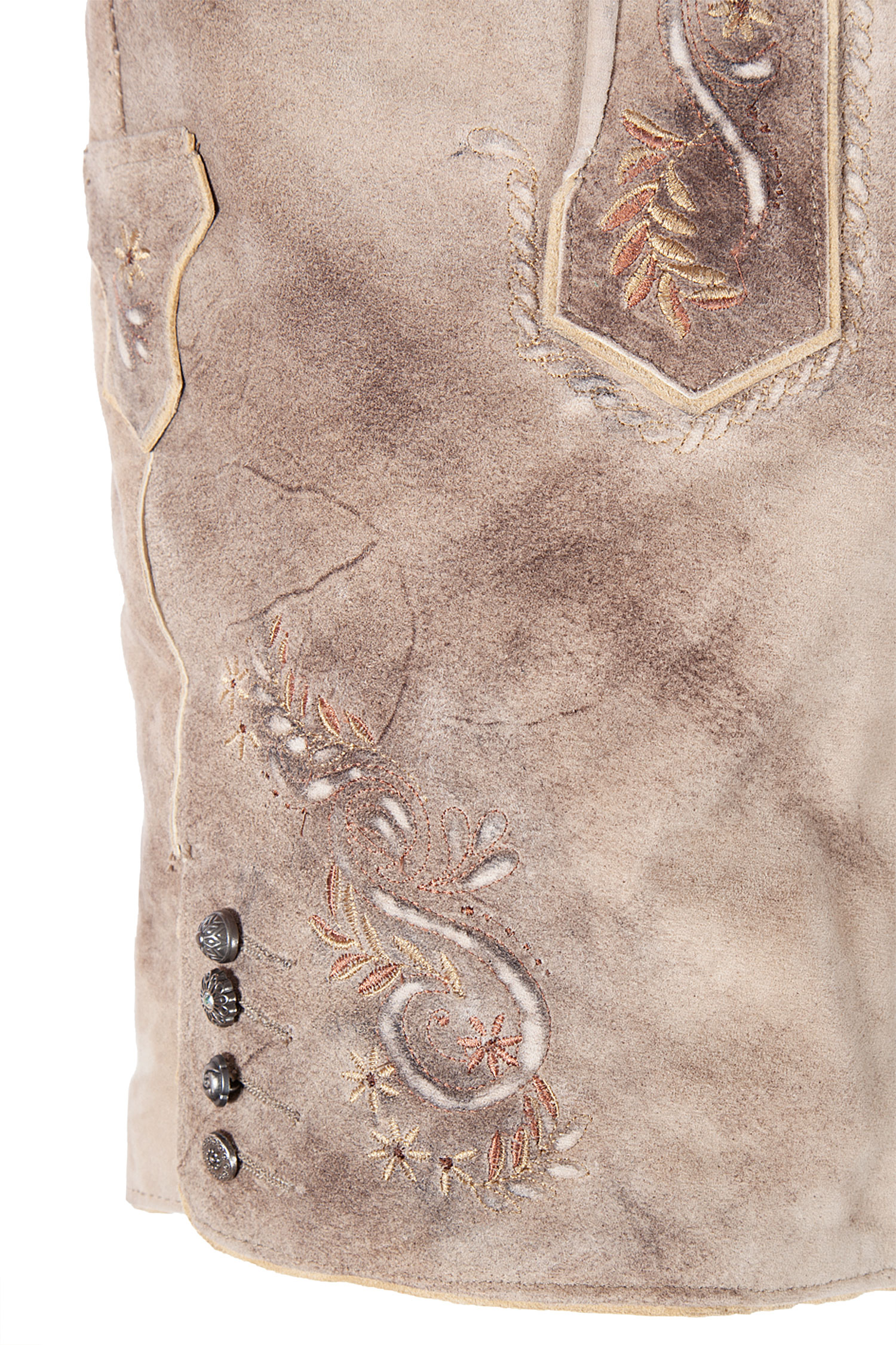Damenlederhose Aleha in birke von Spieth & Wensky - Detail Bein