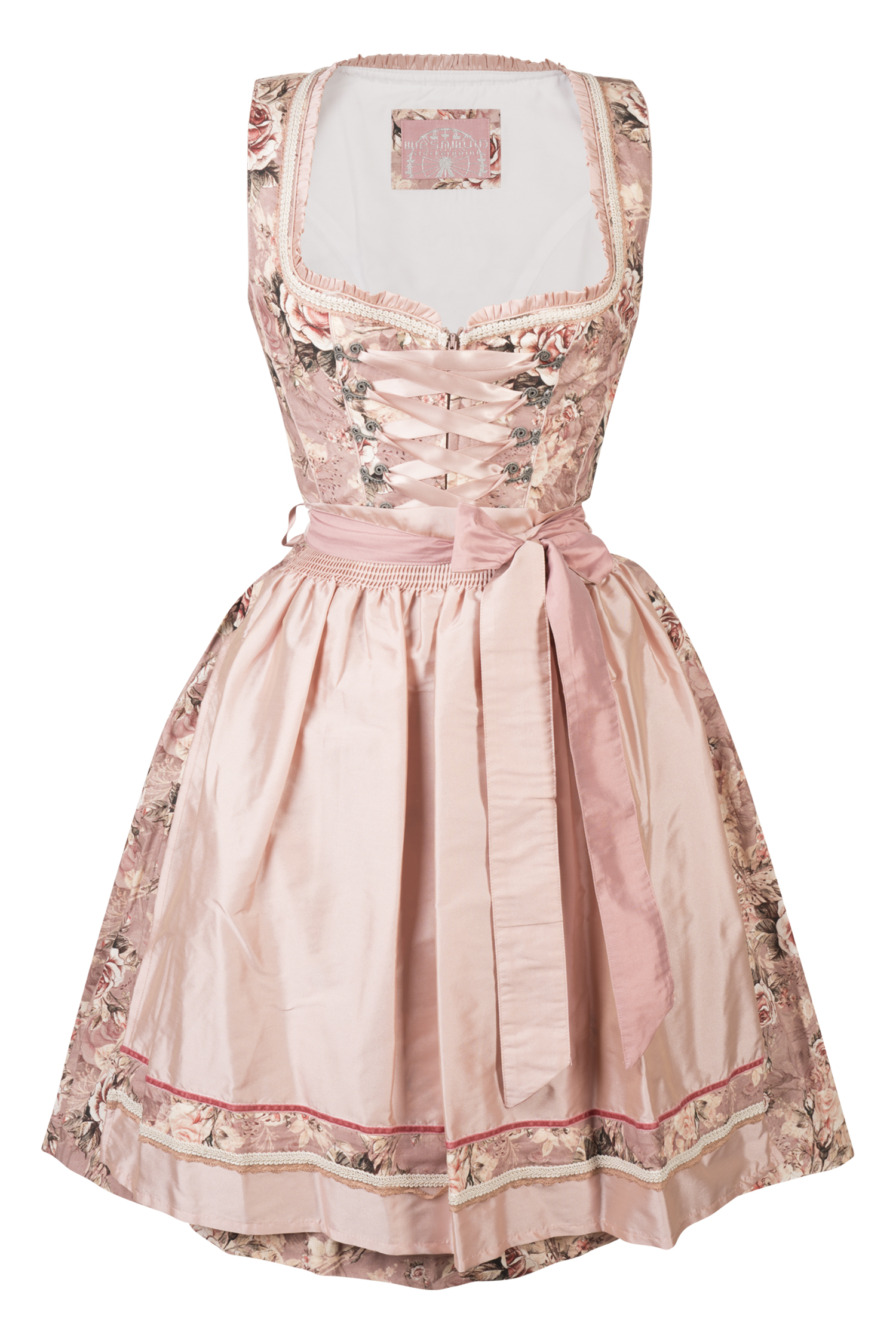 Dirndl Delphine mit floralem Muster