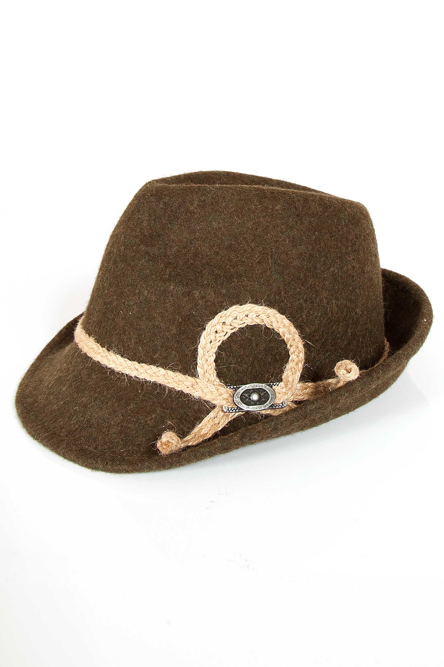 Kinder Trachtenhut in braun Hut für Buben