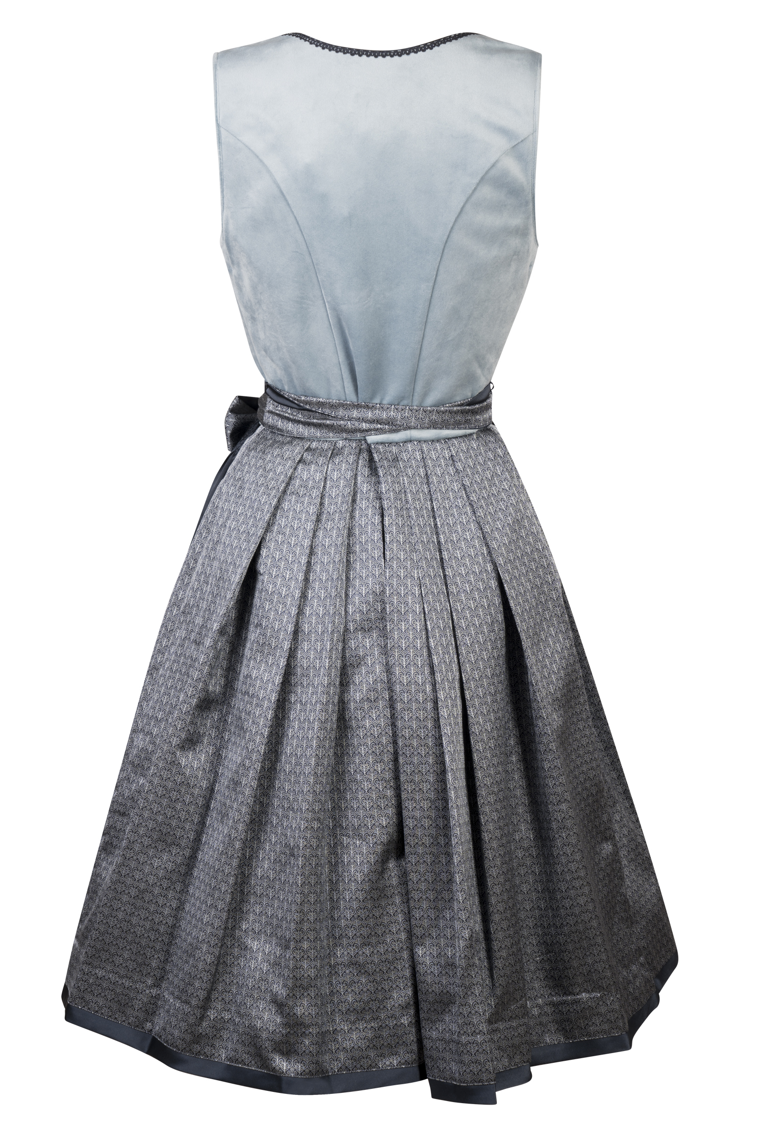 Dirndl Dena Blau Rückansicht